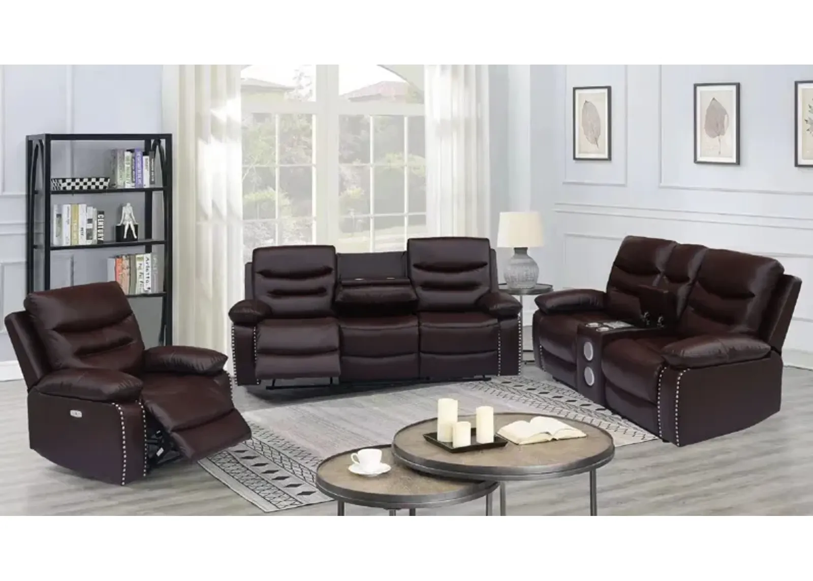 3 Piece Power Reclining Living Room Set