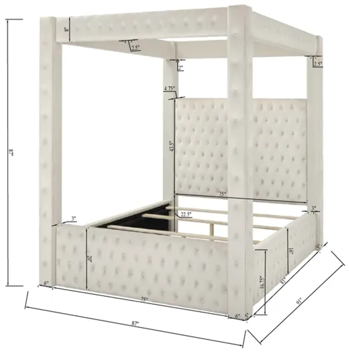 Annabelle - Canopy Bed