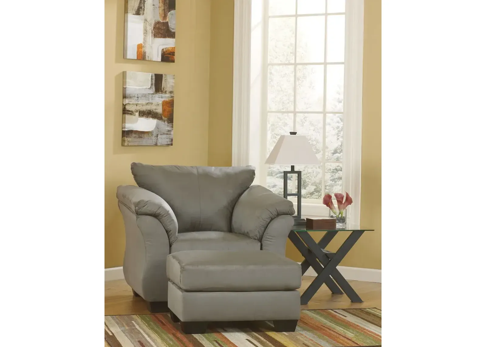 Darcy - Chair With Ottoman