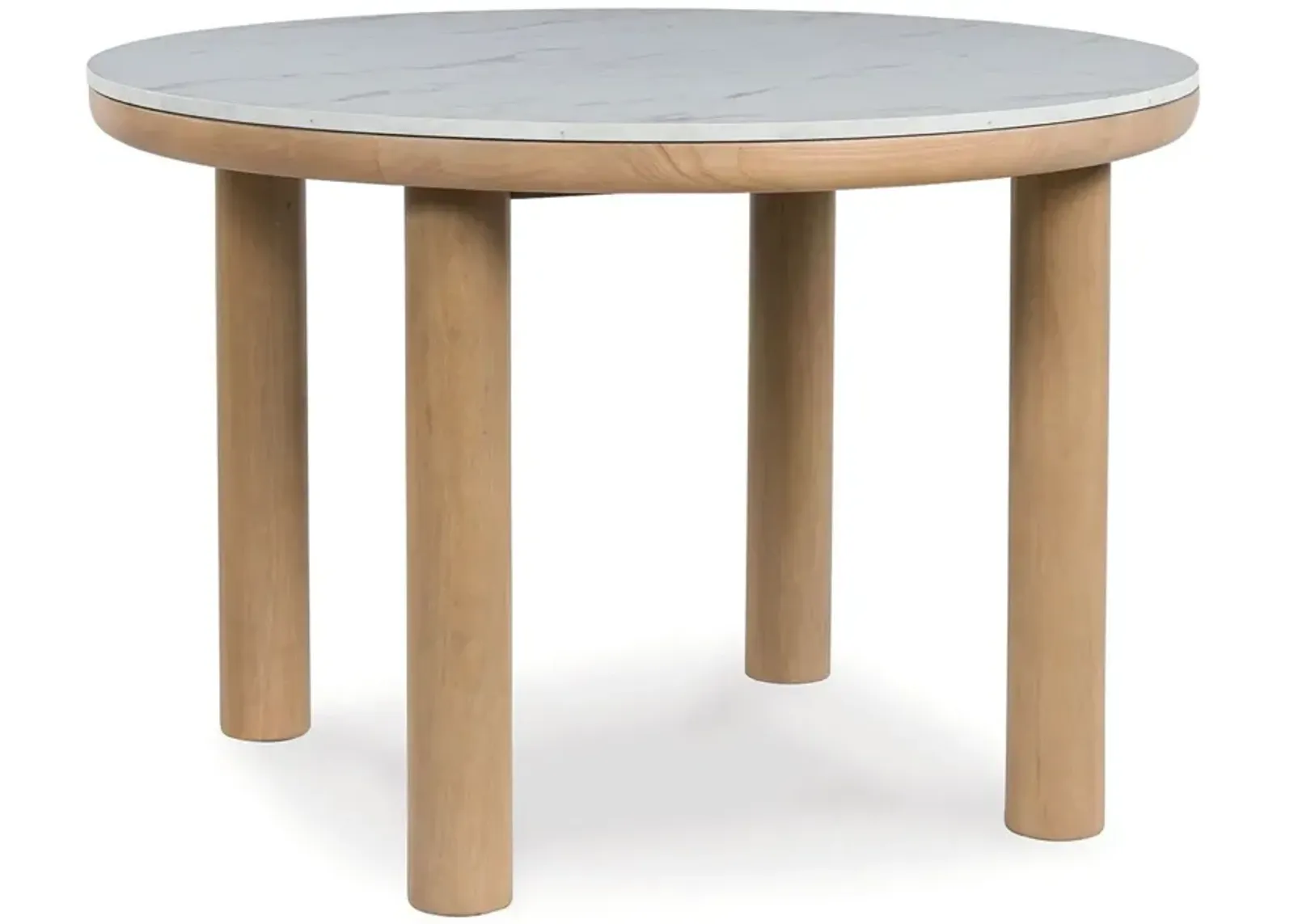 Sawdyn - Light Brown - Round Dining Room Table