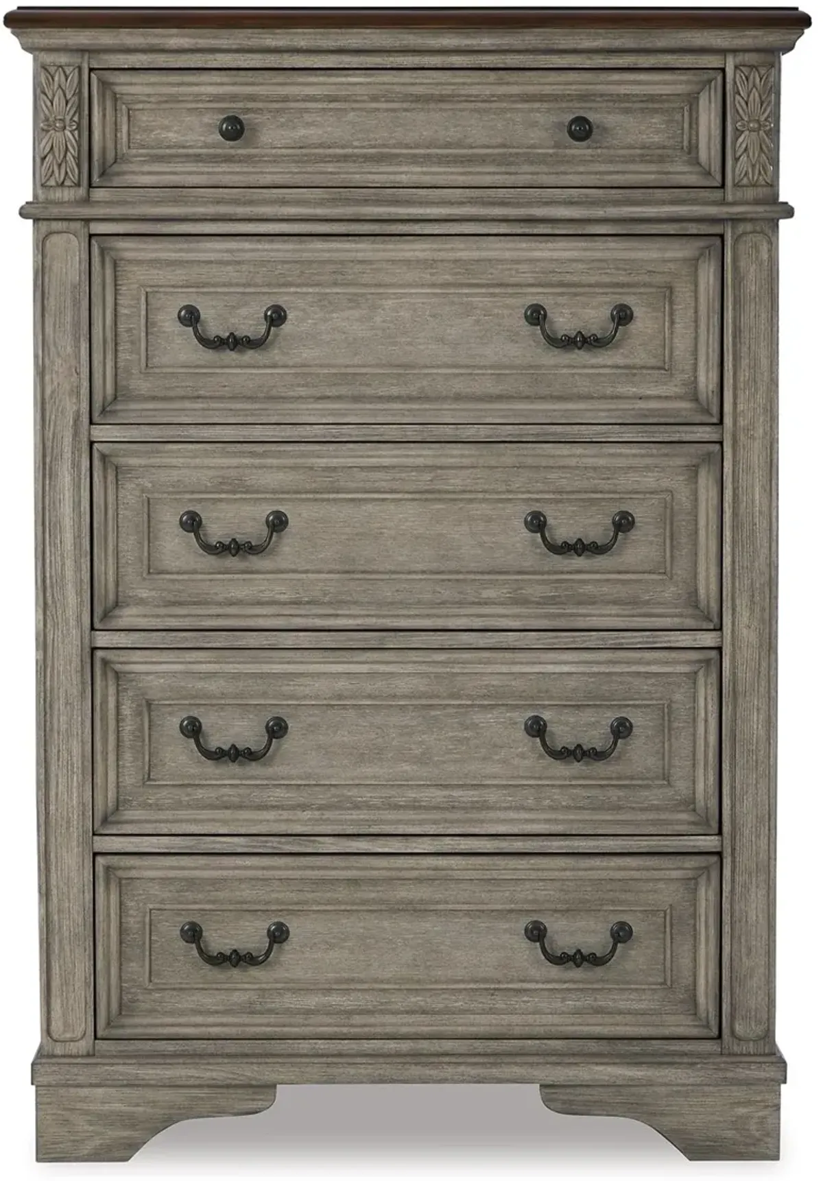 Lodenbay - Antique Gray - Five Drawer Chest