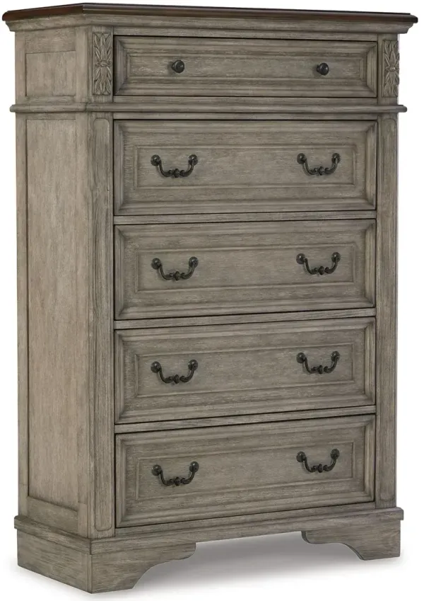 Lodenbay - Antique Gray - Five Drawer Chest