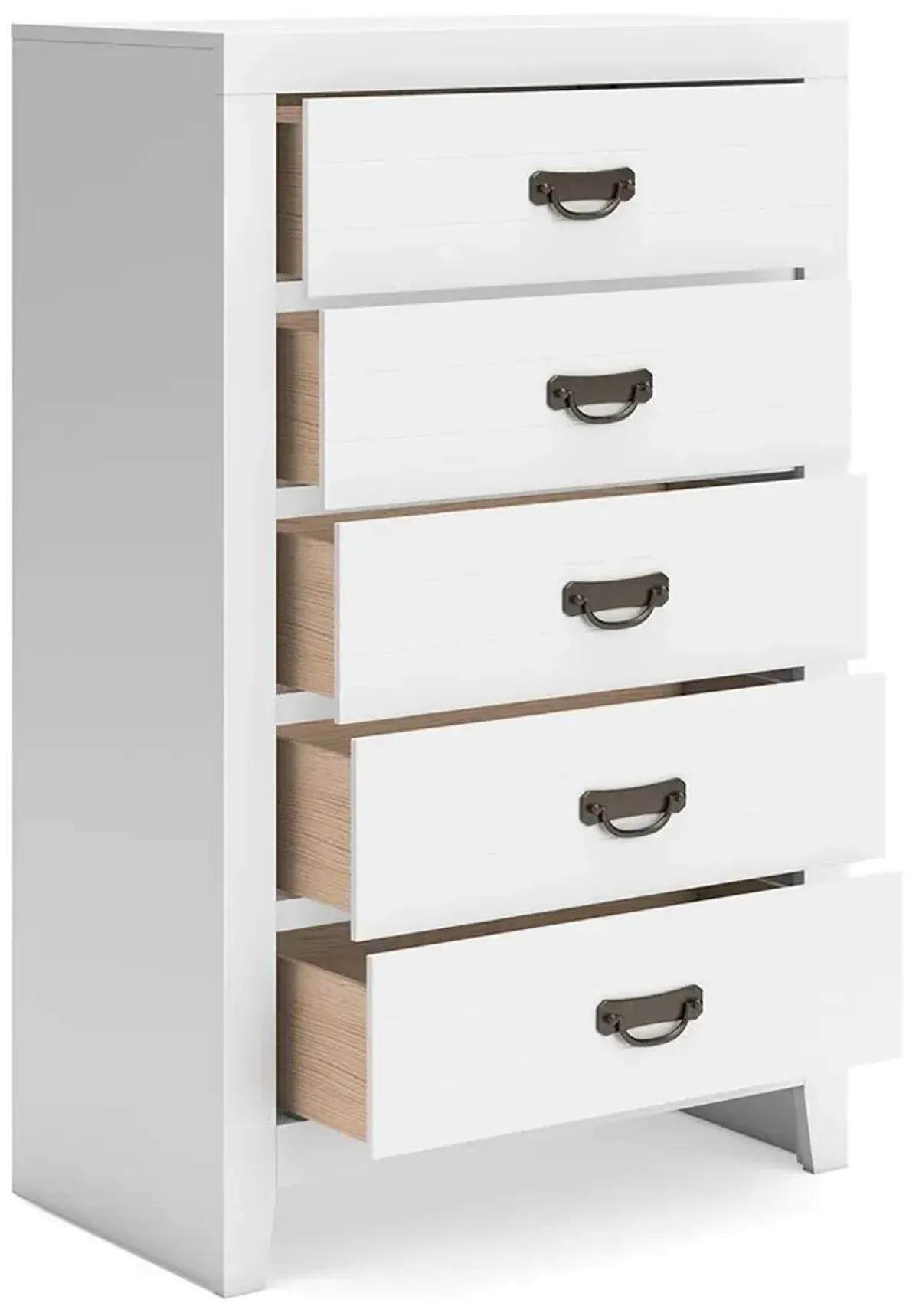 Binterglen - White - Five Drawer Chest