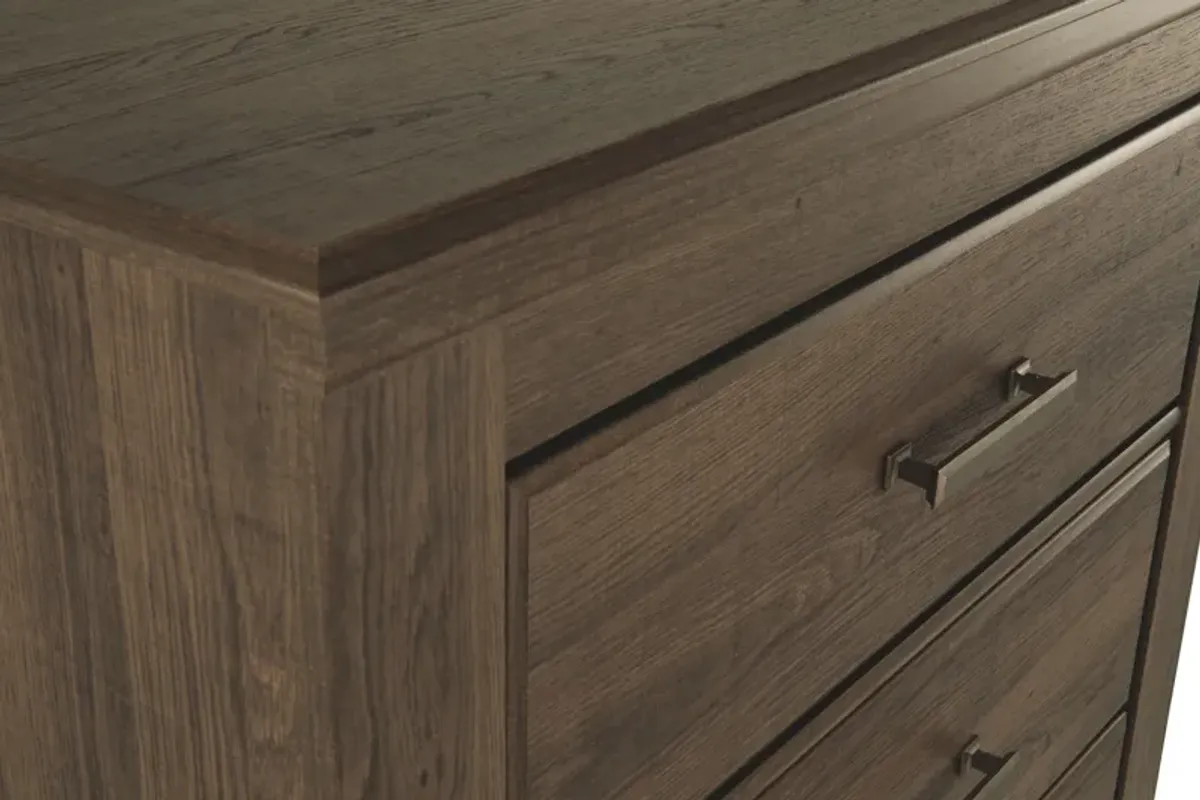 Juararo - Dark Brown - Five Drawer Chest