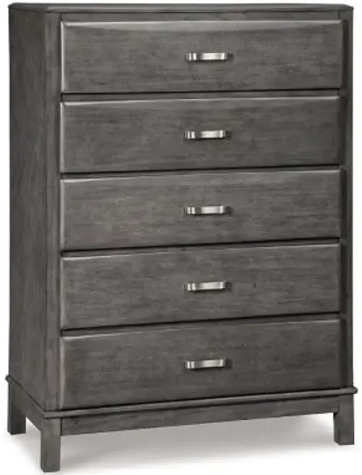 Caitbrook - Gray - Five Drawer Chest