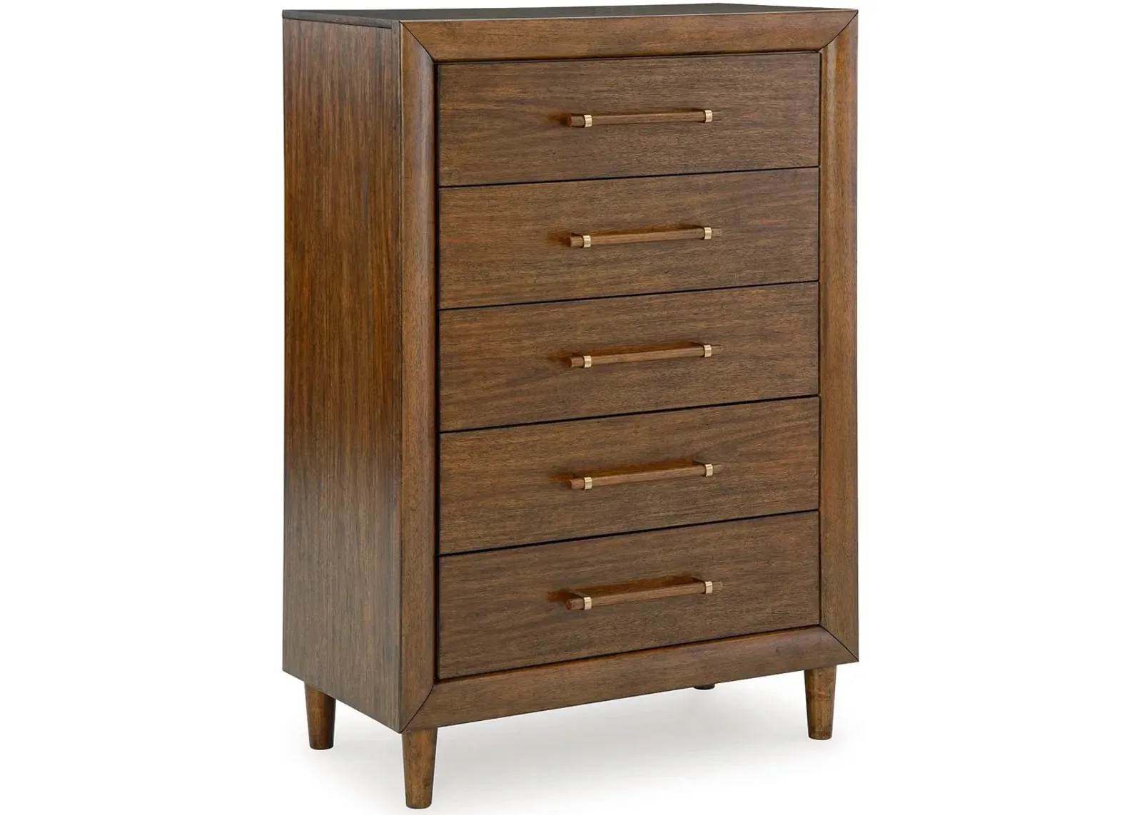 Lyncott - Brown - Five Drawer Chest