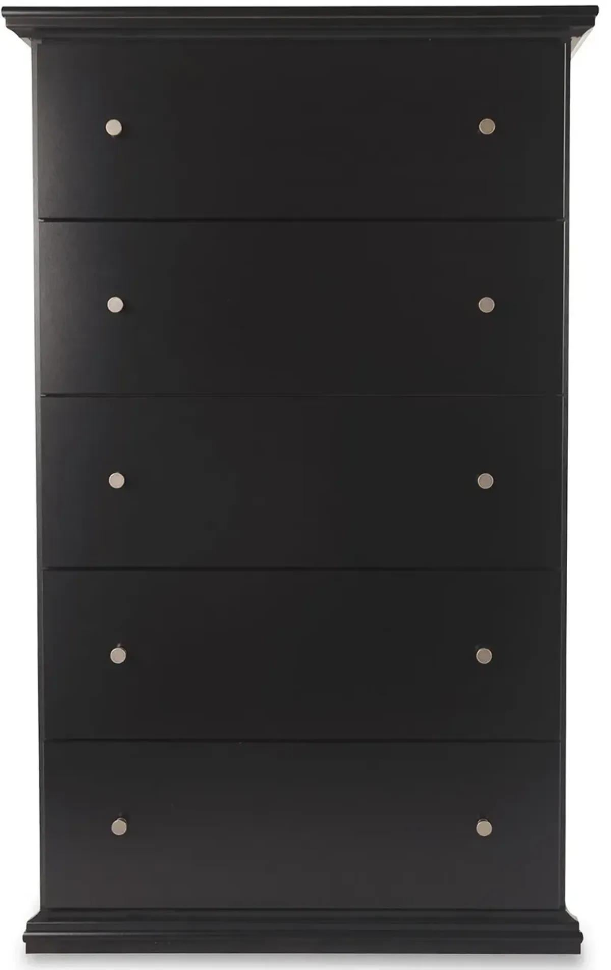 Maribel - Black - Five Drawer Chest