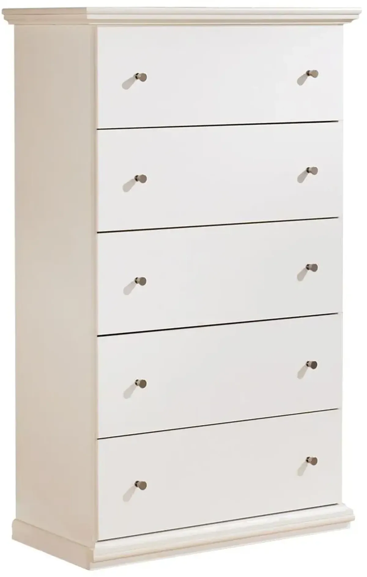 Bostwick - White - Five Drawer Chest