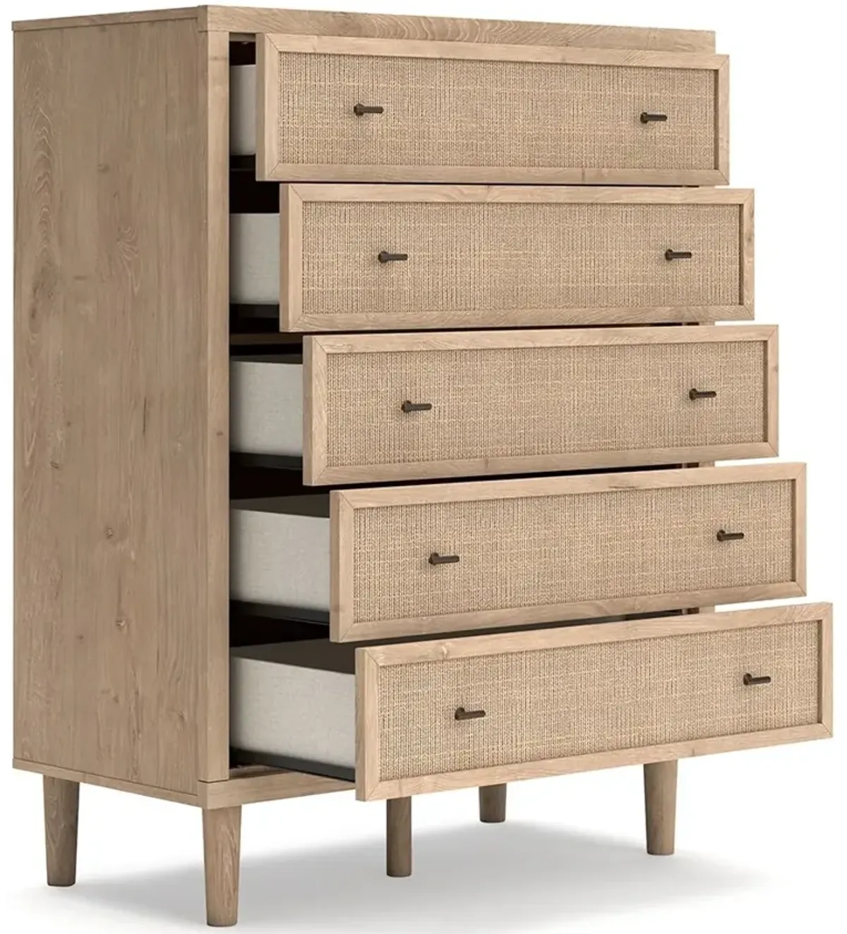 Cielden - Two-Tone - Five Drawer Wide Chest