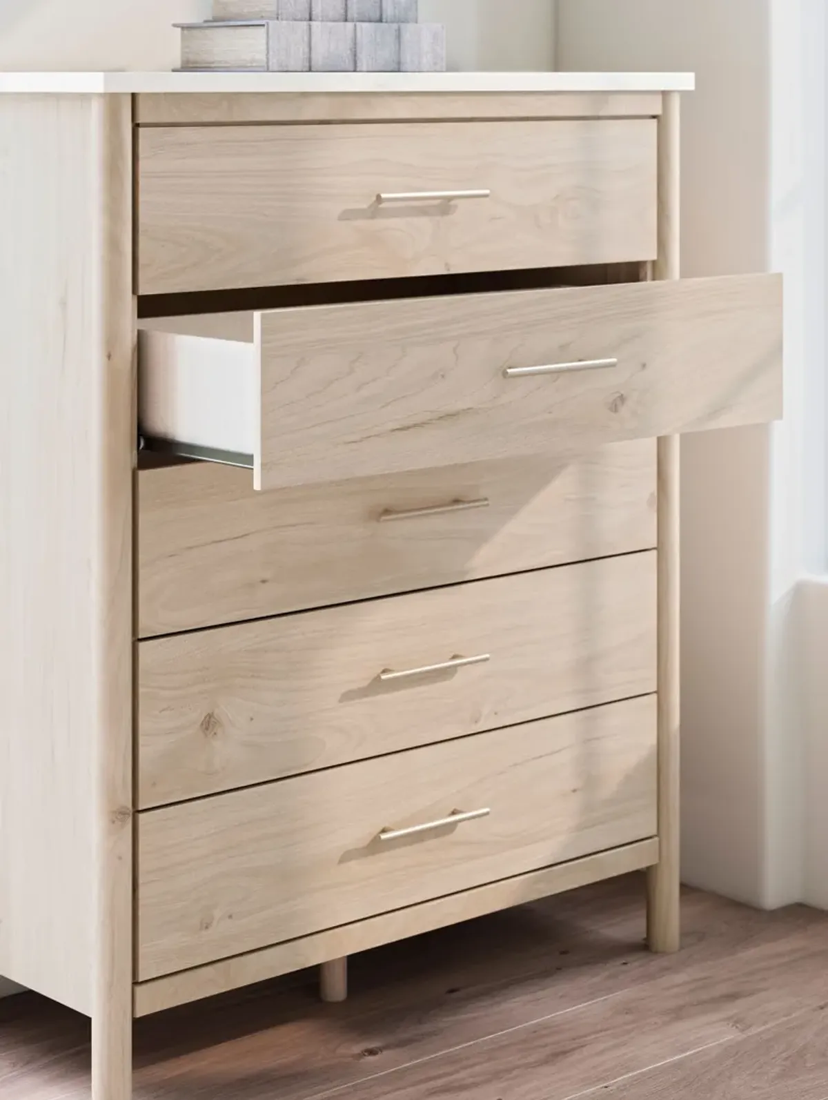 Cadmori - Five Drawer Wide Chest