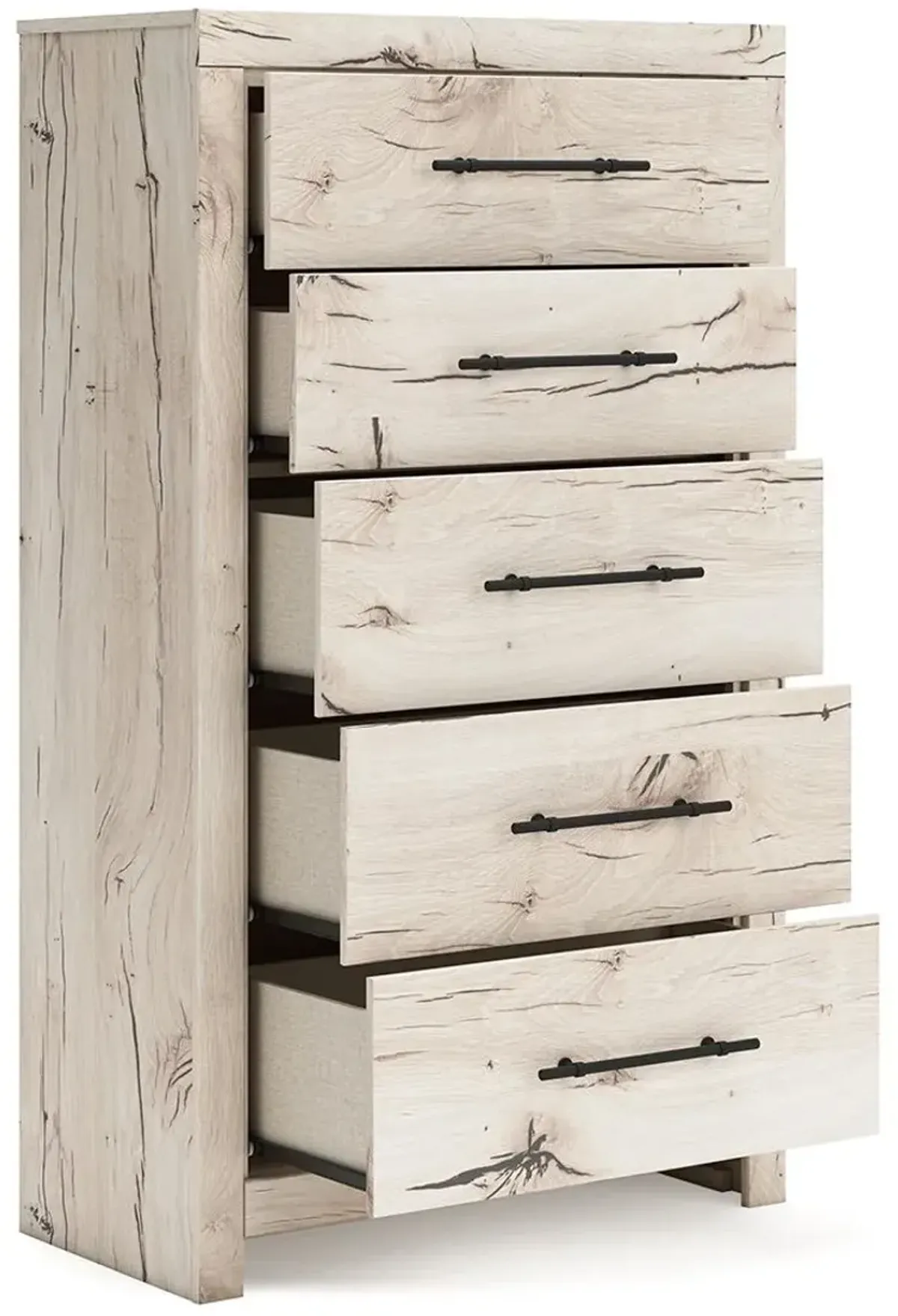 Lawroy - Light Natural - Five Drawer Chest