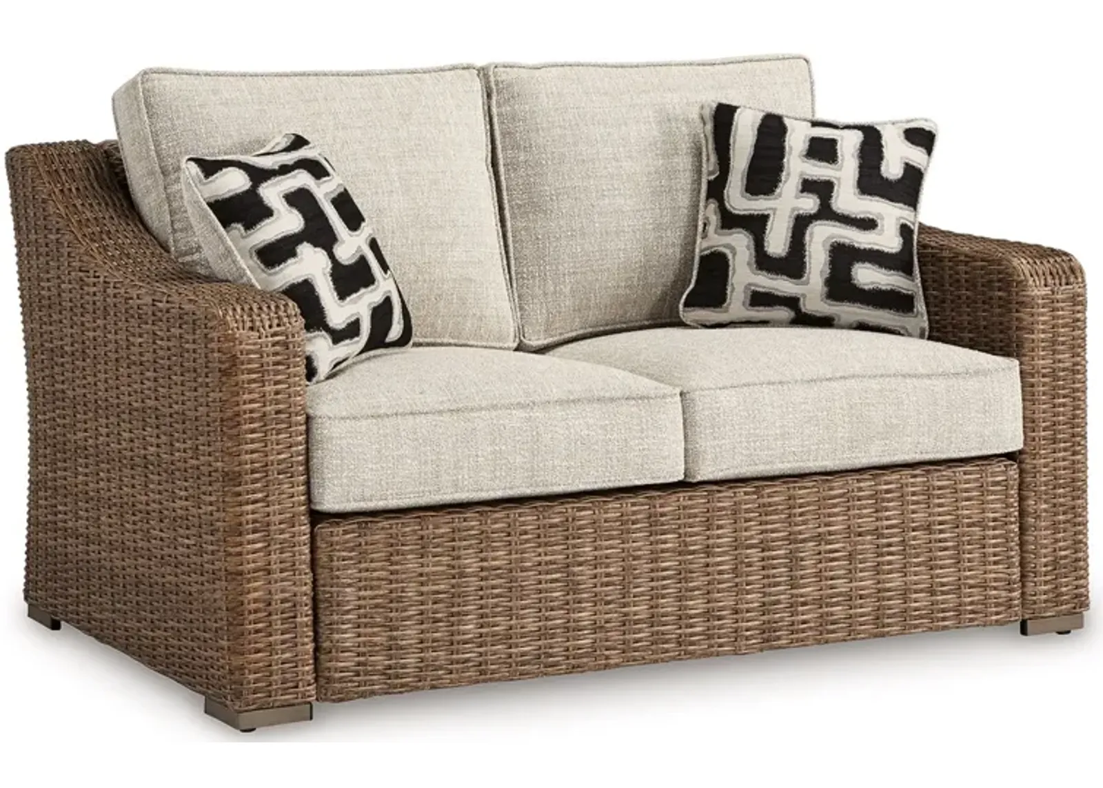 Beachcroft - Beige - Loveseat With Cushion