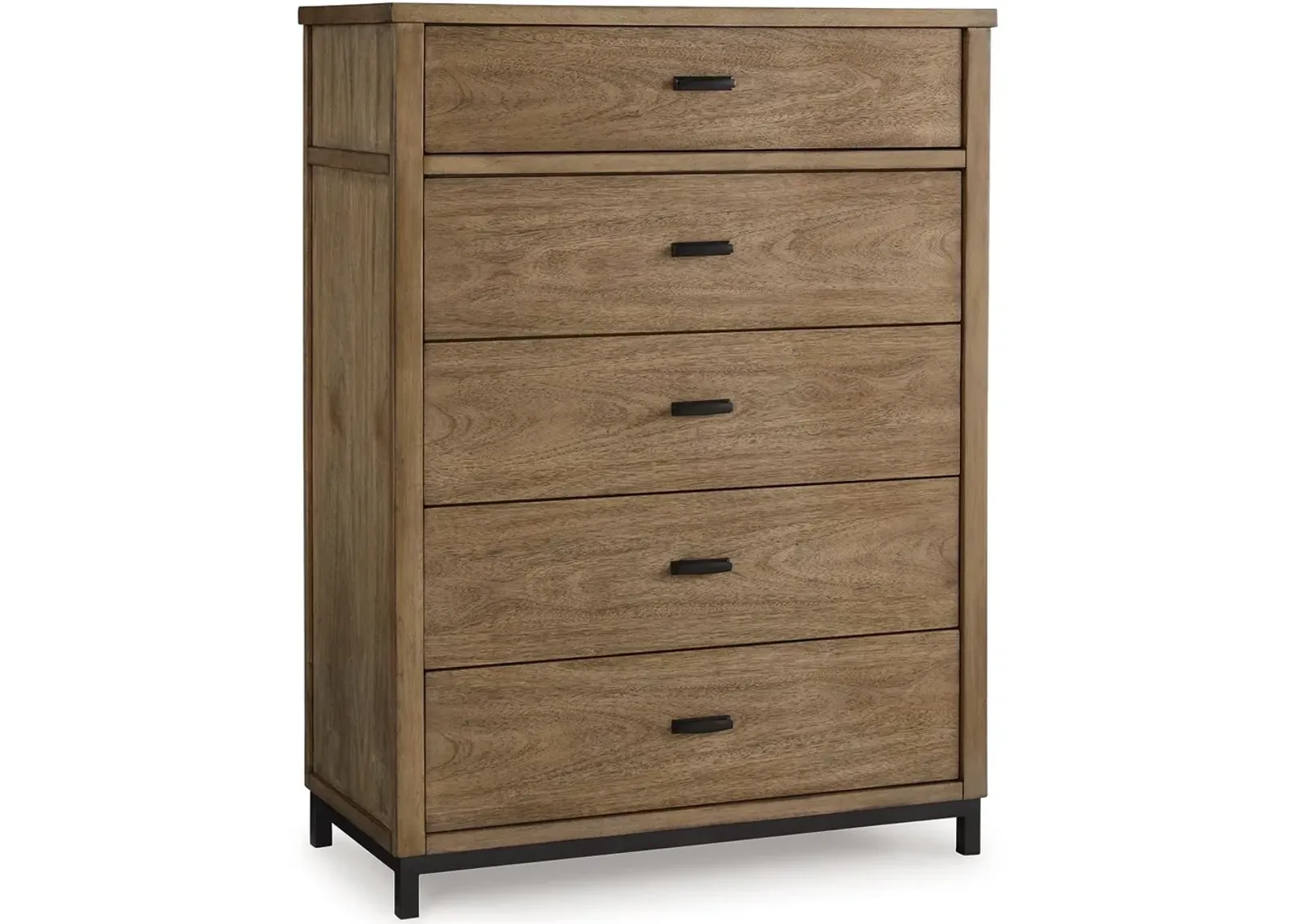 Tomtyn - Light Brown - Five Drawer Chest