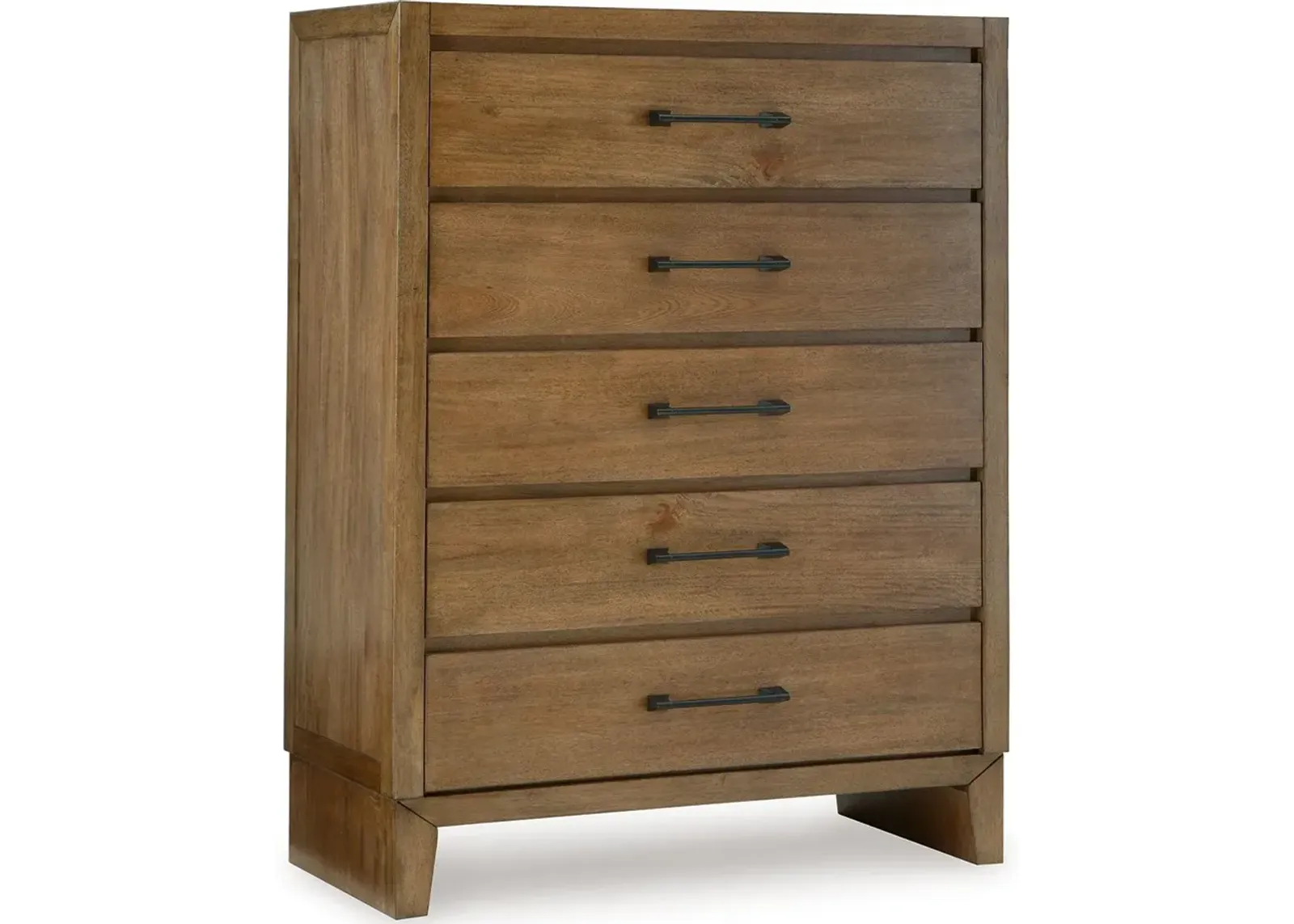 Sherbana - Light Brown - Five Drawer Chest