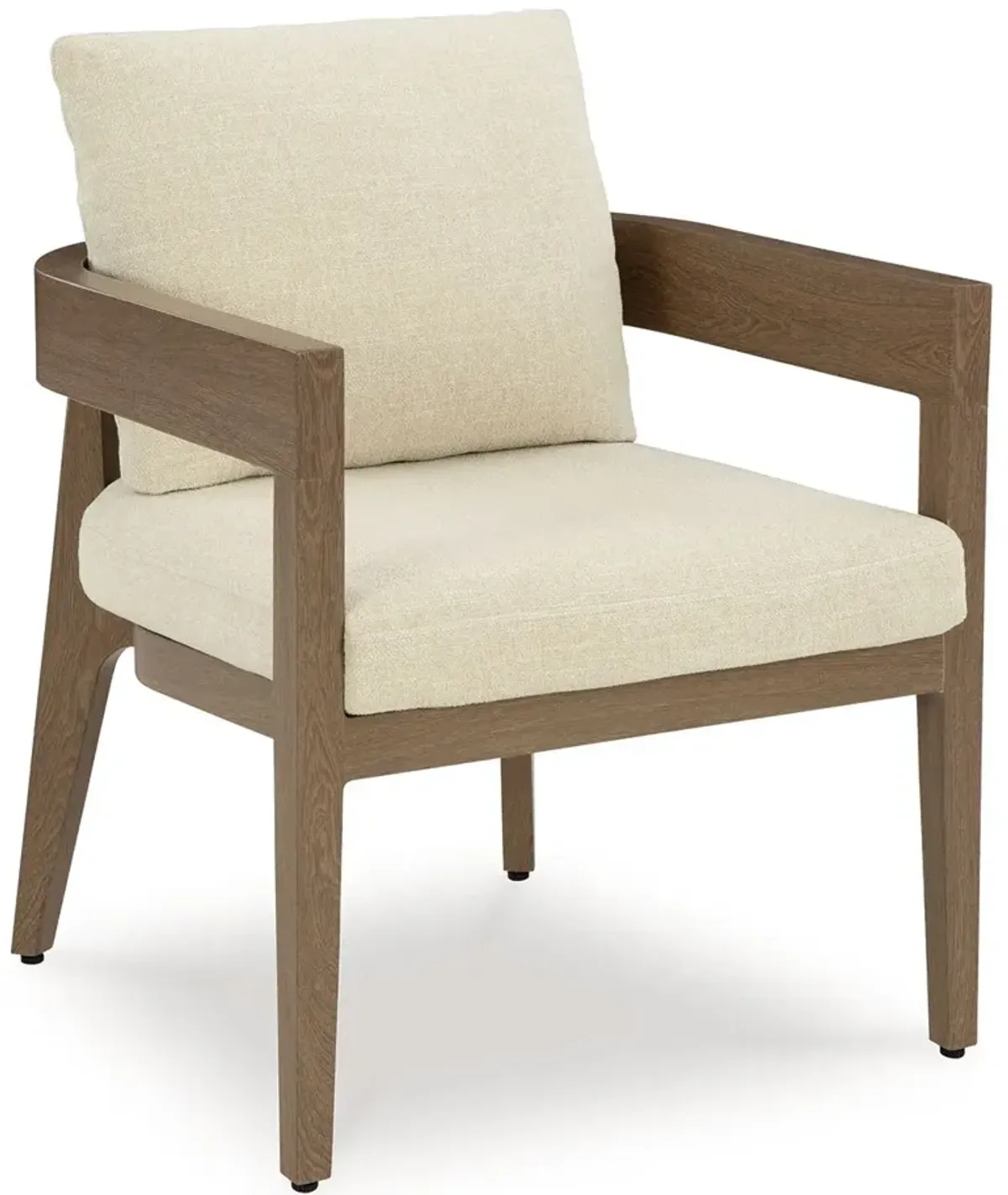 Serene Bay - Dark Brown / White - Arm Chair With Cushion (Set of 2)