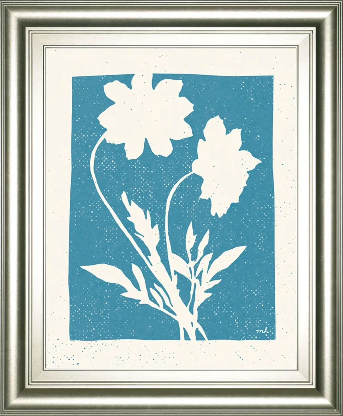 Joyful Spring I By Moira Hershey - Framed Print Wall Art - Pearl Silver