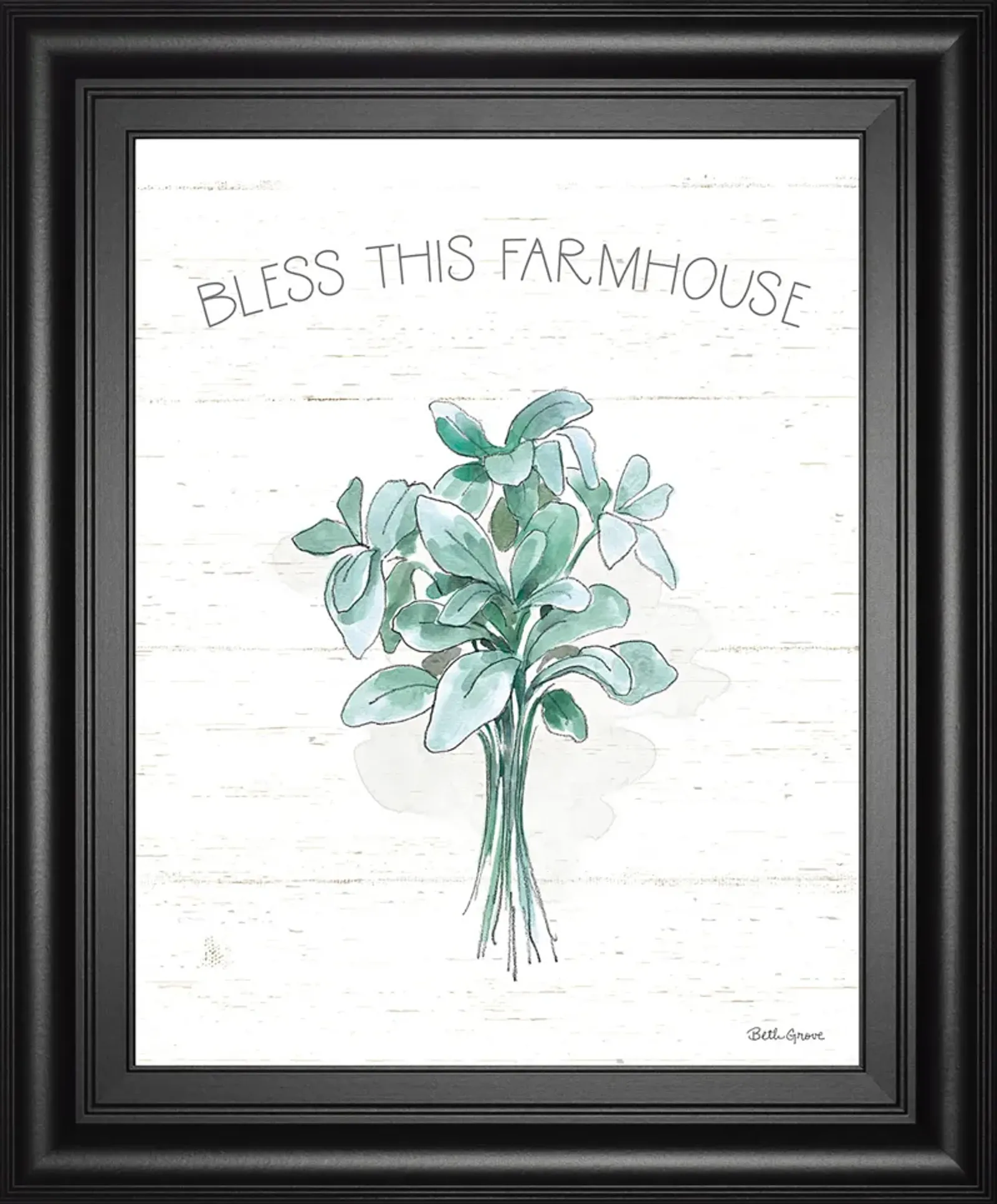 Farmhouse Cotton VI By Beth Grove - Framed Print Wall Art - White