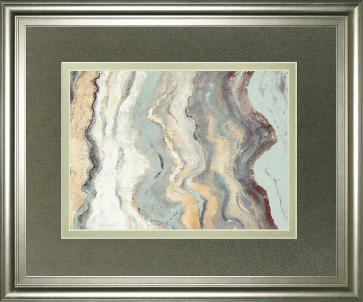 34x40 Cool Flow I By PatriciaPinto - Pearl Silver