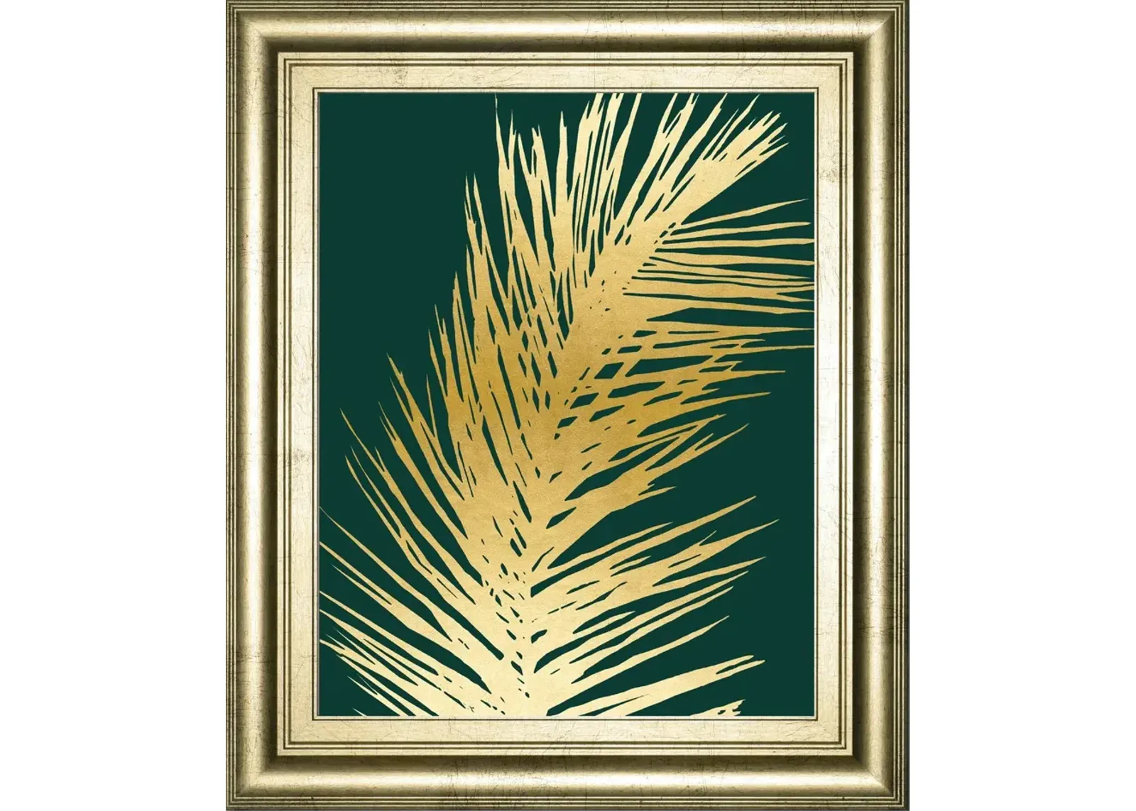 22x26 Emerald Palms I By Natalie Carpentieri - Yellow