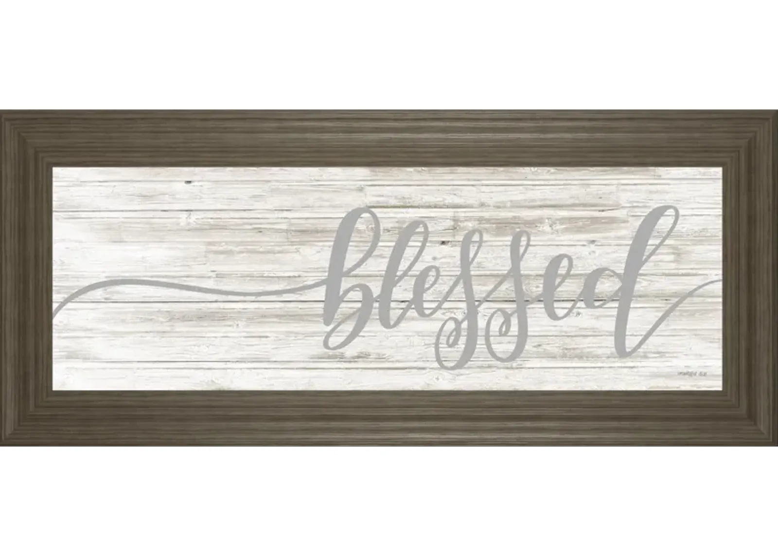 18x42 Blessed By Imperfect Dust - White