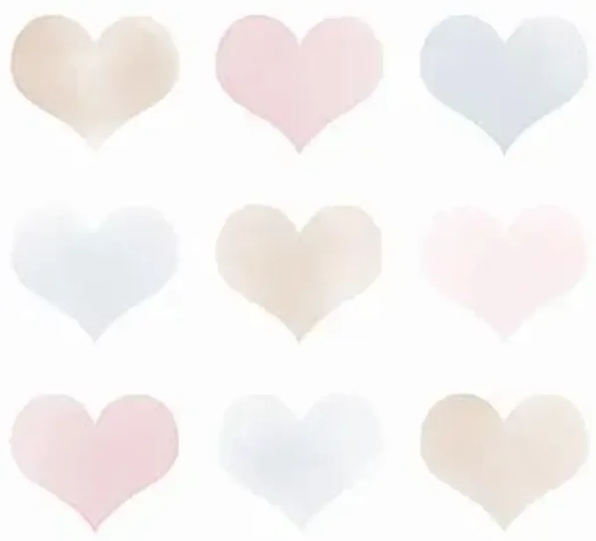 Watercolor Hearts By Susan Ball (Framed) - Pink