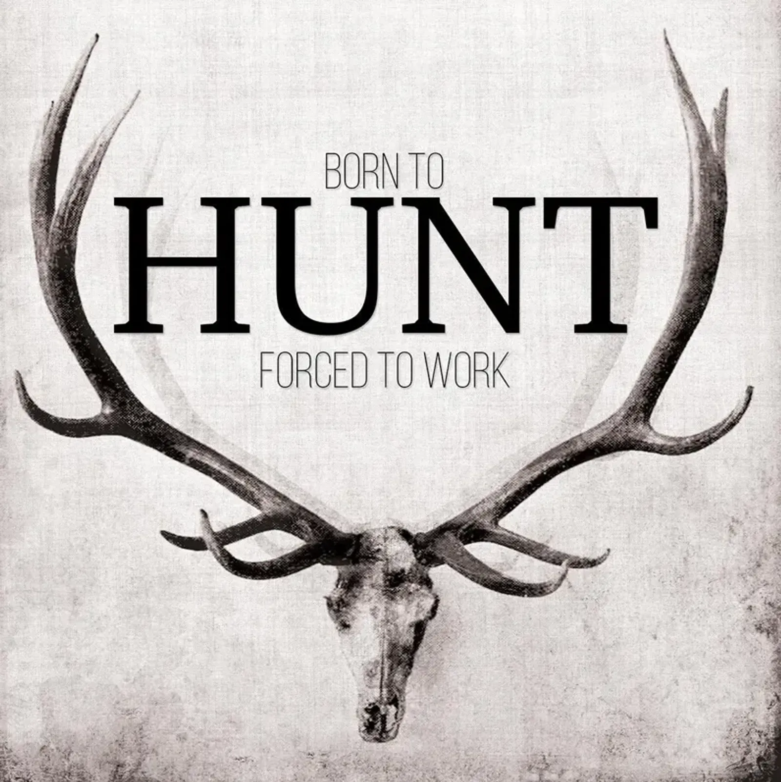 Born To Hunt By John Butler (Framed) - Pearl Silver