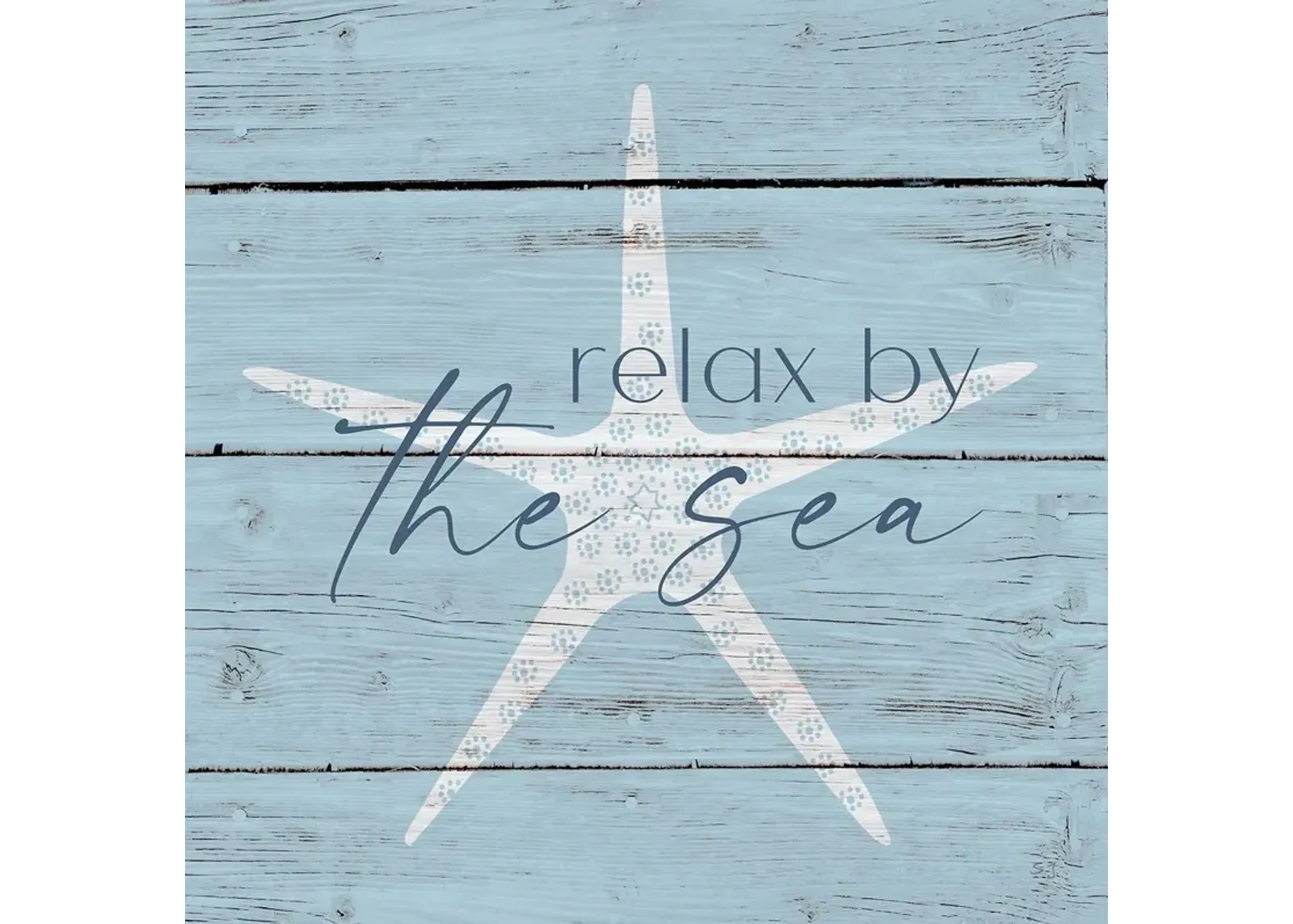 Relax By The Sea By Susan Jill - Light Blue