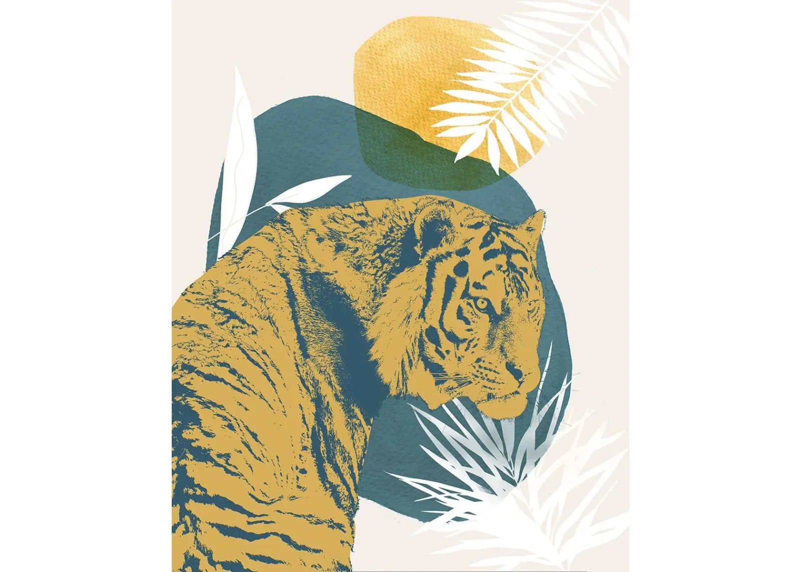 Jungle Cat I By Carol Robinson - Light Brown