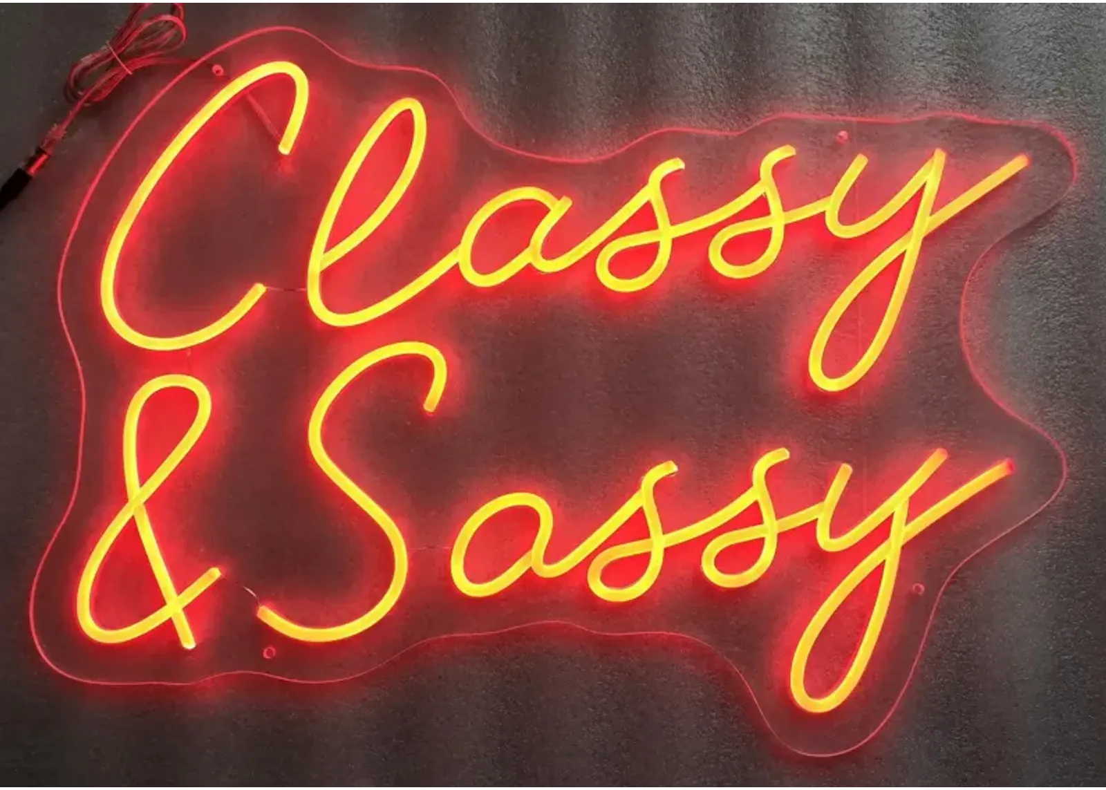 Neon Classy & Sassy - Orange