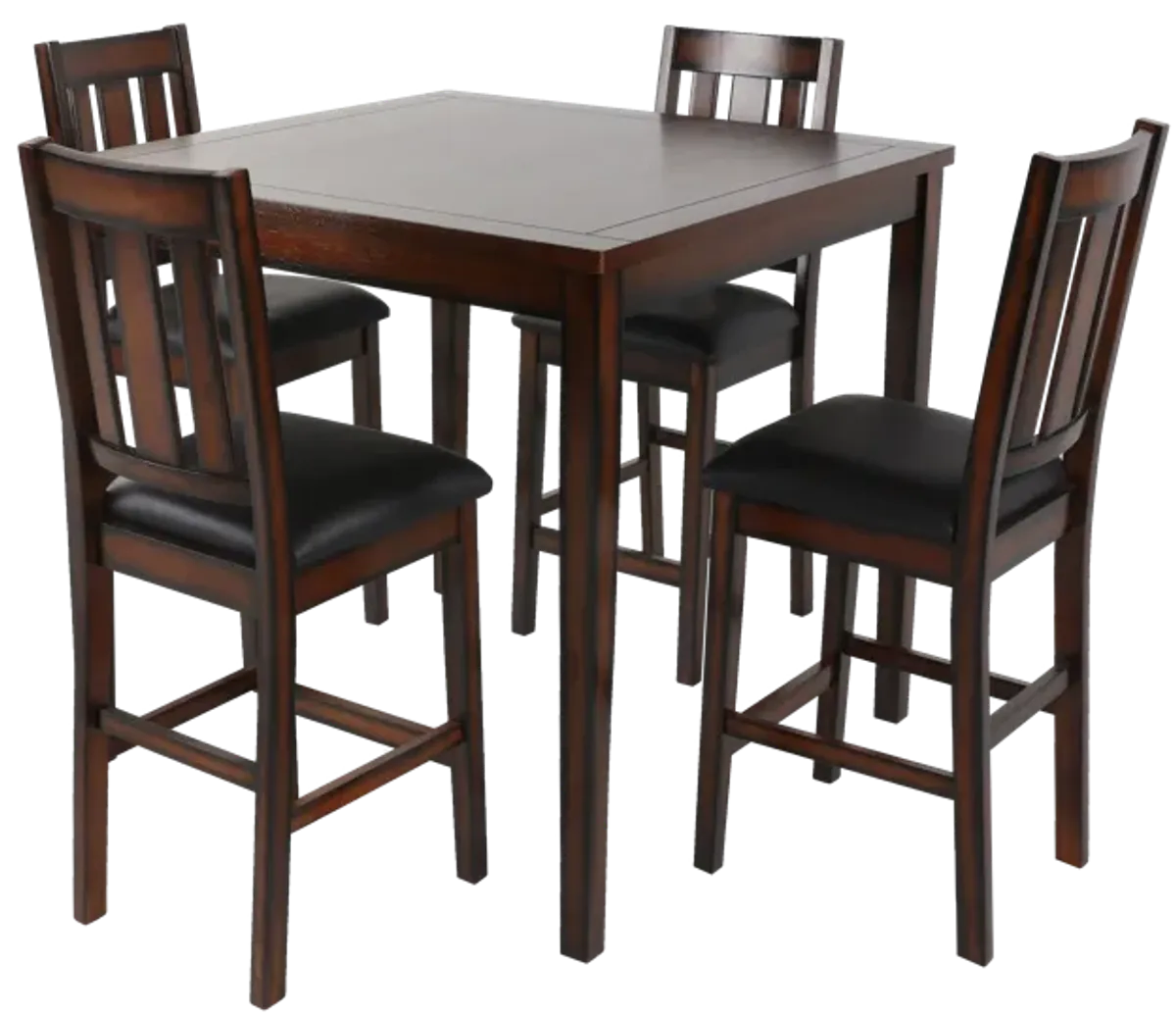 5 Piece Counter Height Dining Room Set