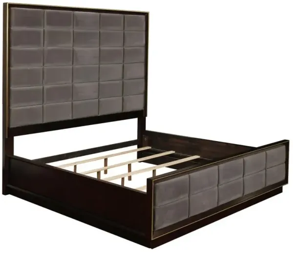 Durango - Upholstered Bed Peppercorn
