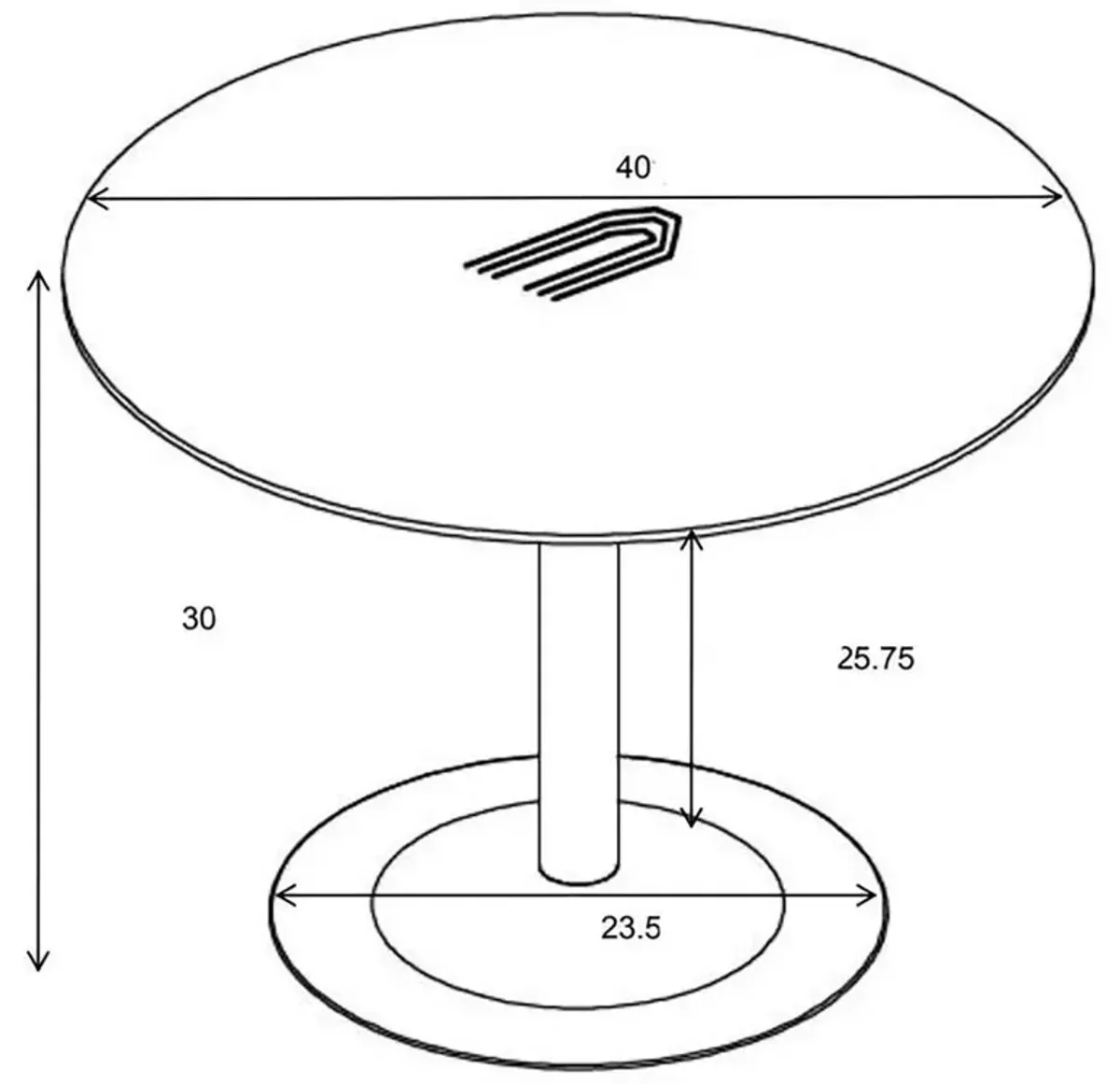 Cora - Round Wood Top Dining Table - Brown Walnut