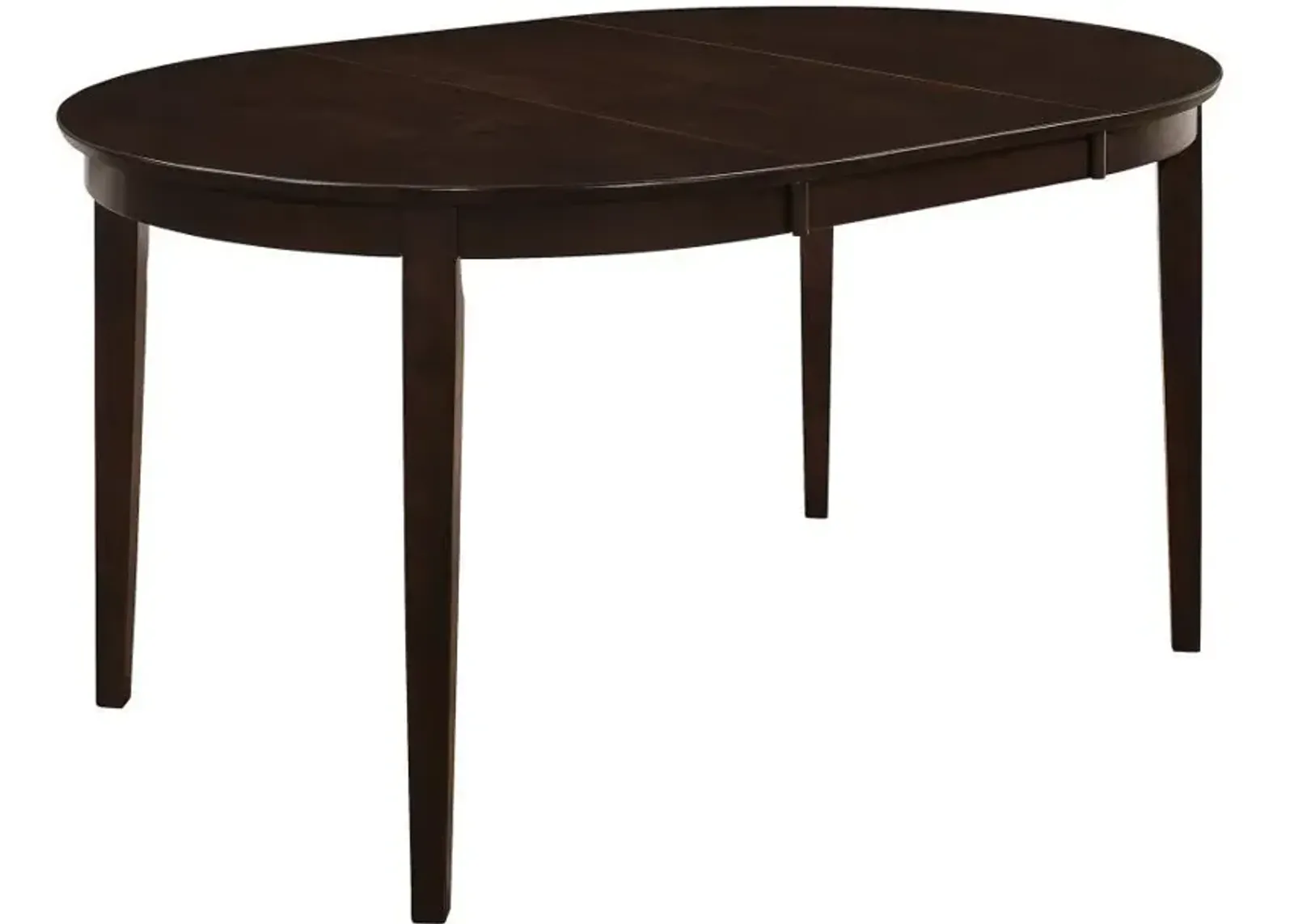 Gabriel - Oval Extension Leaf Dining Table - Cappuccino