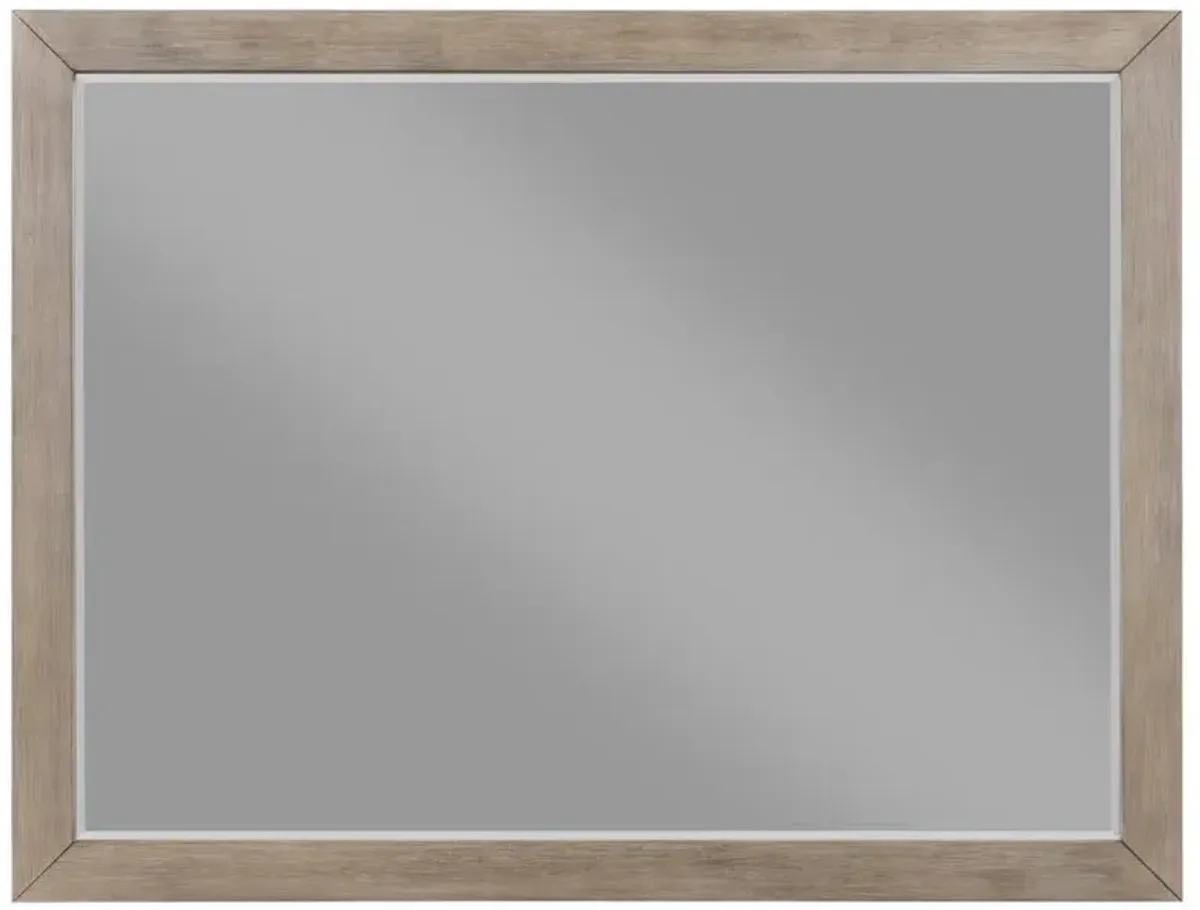 Kenora - 6-Drawer Dresser Mirror - Barley Brown