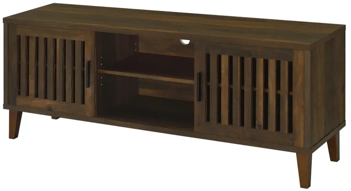 Sedona - 2 Door Engineered Wood TV Stand - Dark Pine