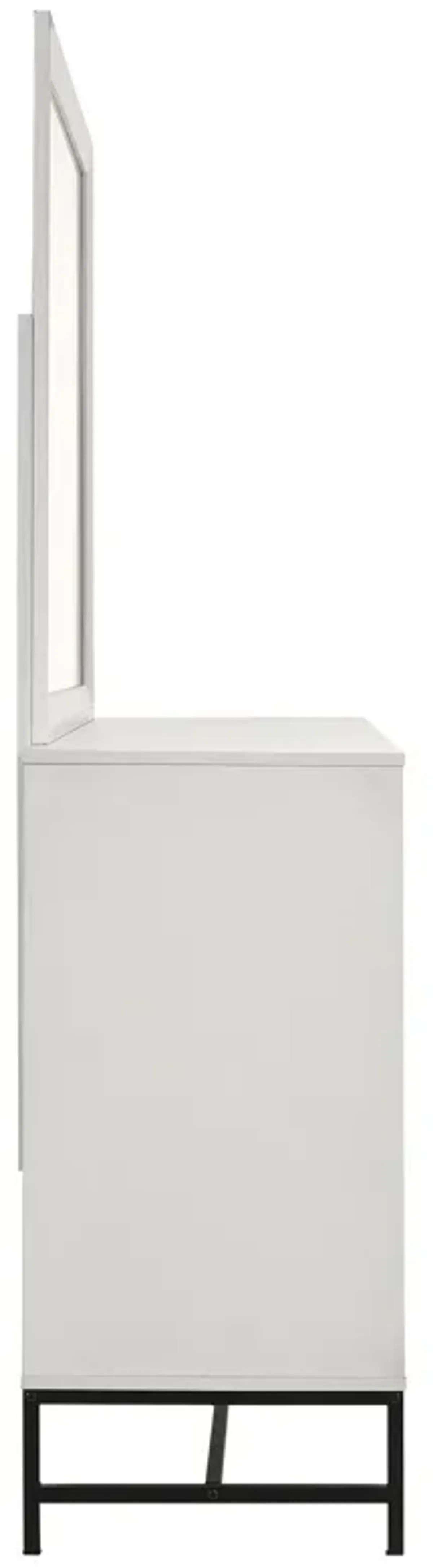 Sonora - 6-Drawer Dresser With Mirror - White