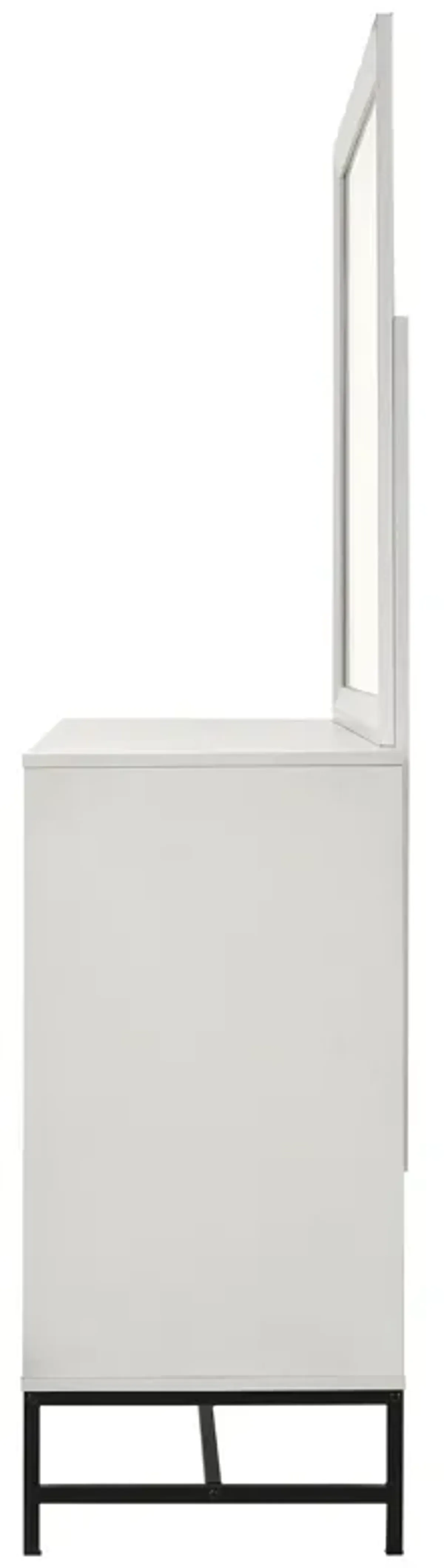 Sonora - 6-Drawer Dresser With Mirror - White