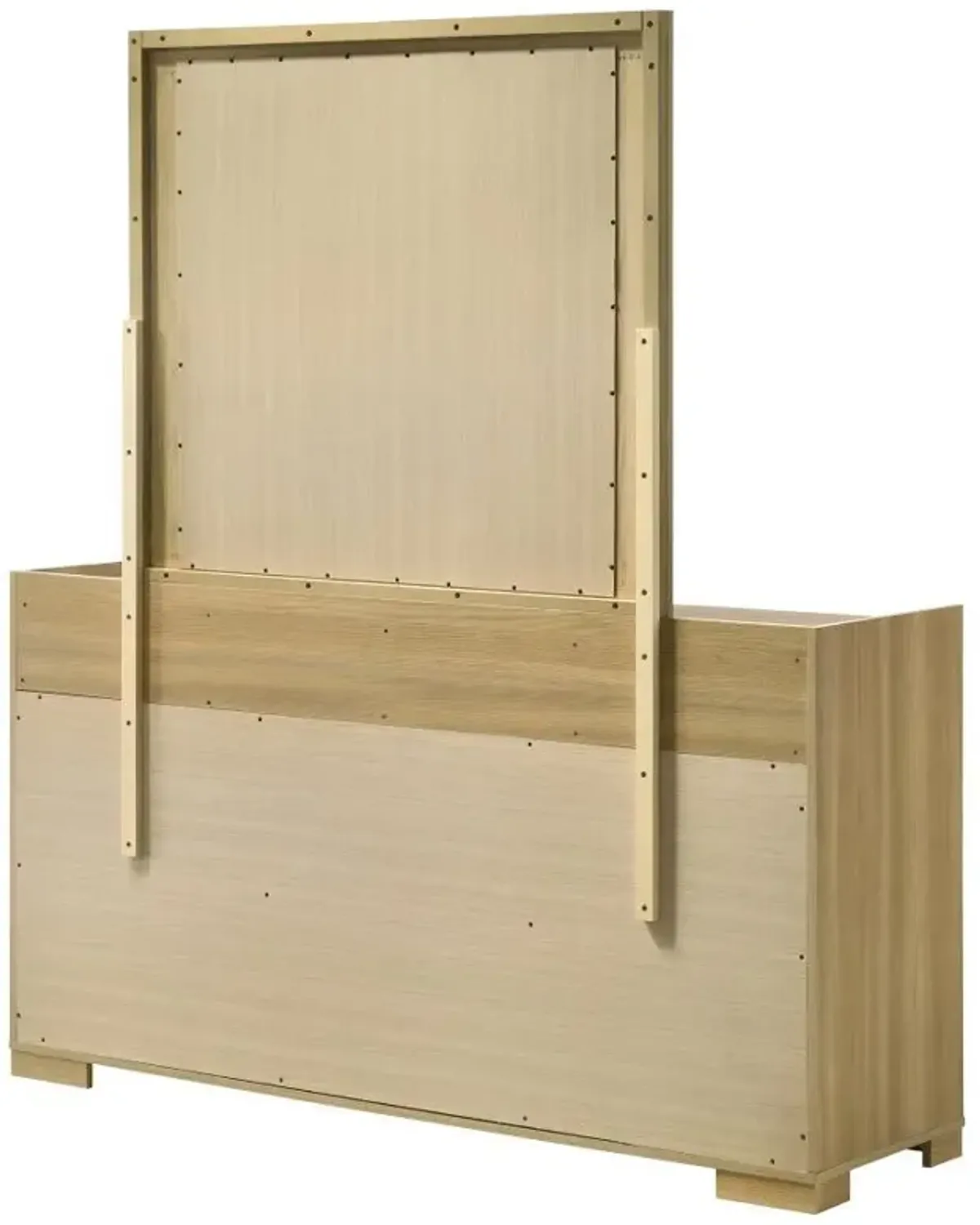 Hyland - 6-Drawer Dresser With Mirror - Natural