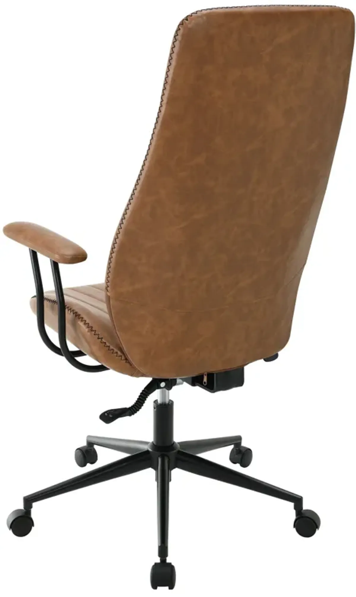 Ranger - Upholstered Adjustable Home Office Desk Chair - Brown