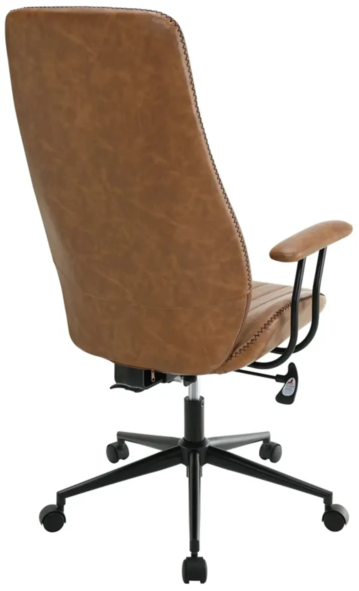 Ranger - Upholstered Adjustable Home Office Desk Chair - Brown