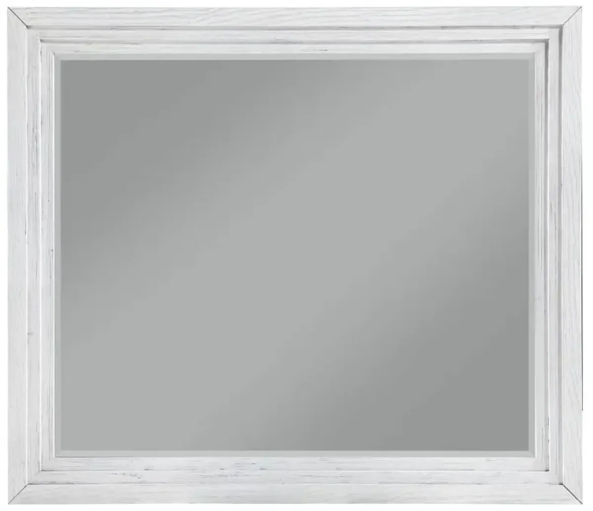 Marielle - Dresser Mirror - Distressed White