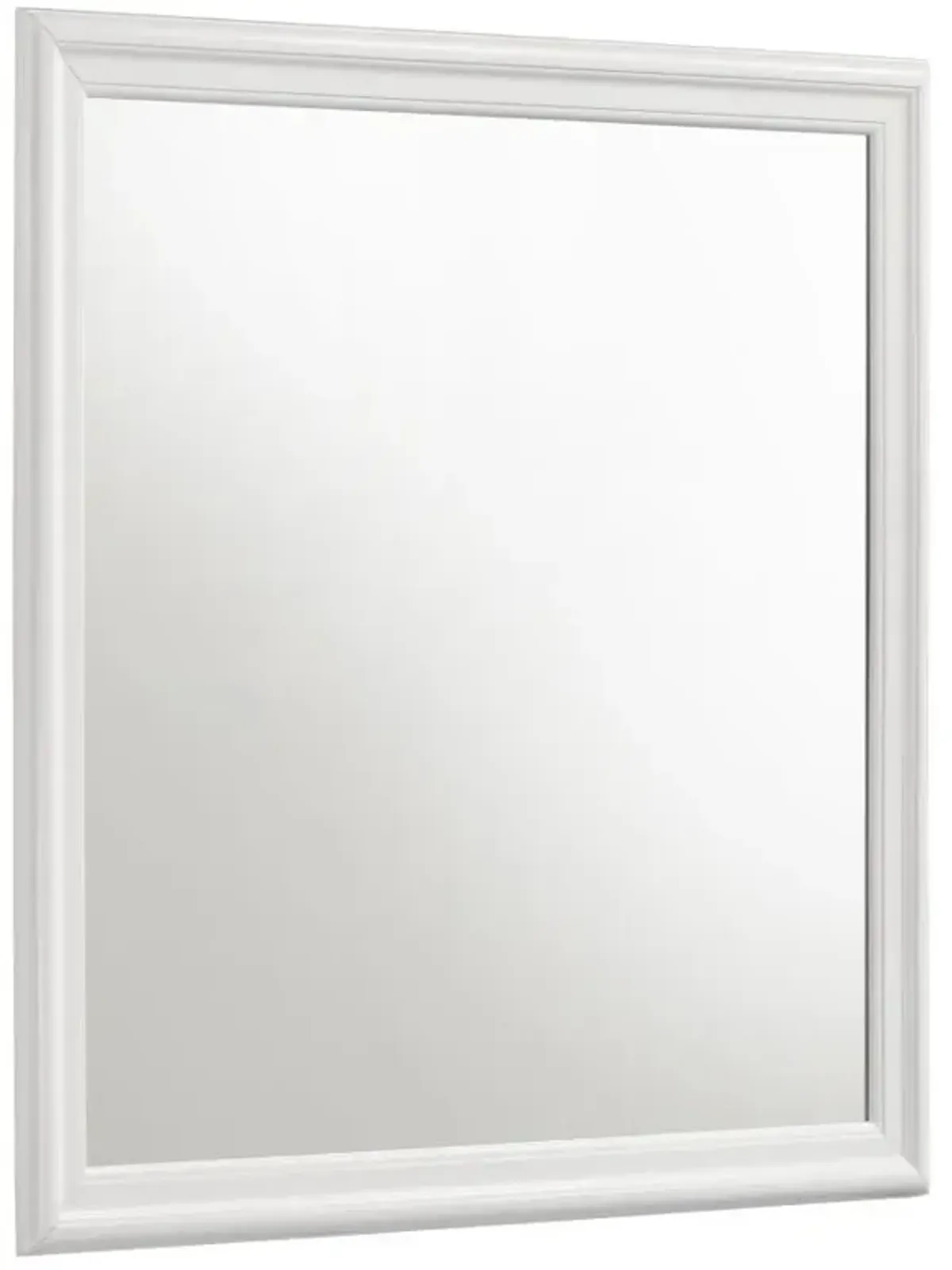 Louis Philippe - 38.25" Dresser Mirror - White