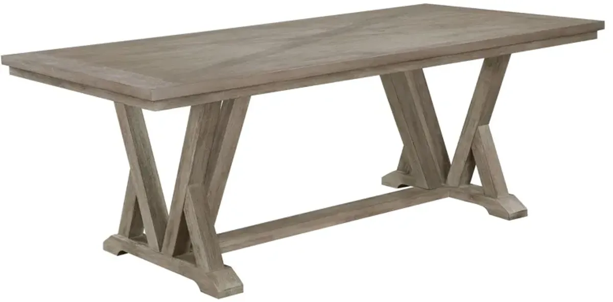 Cornelia - Rectangular Dining Table - Coastal Gray