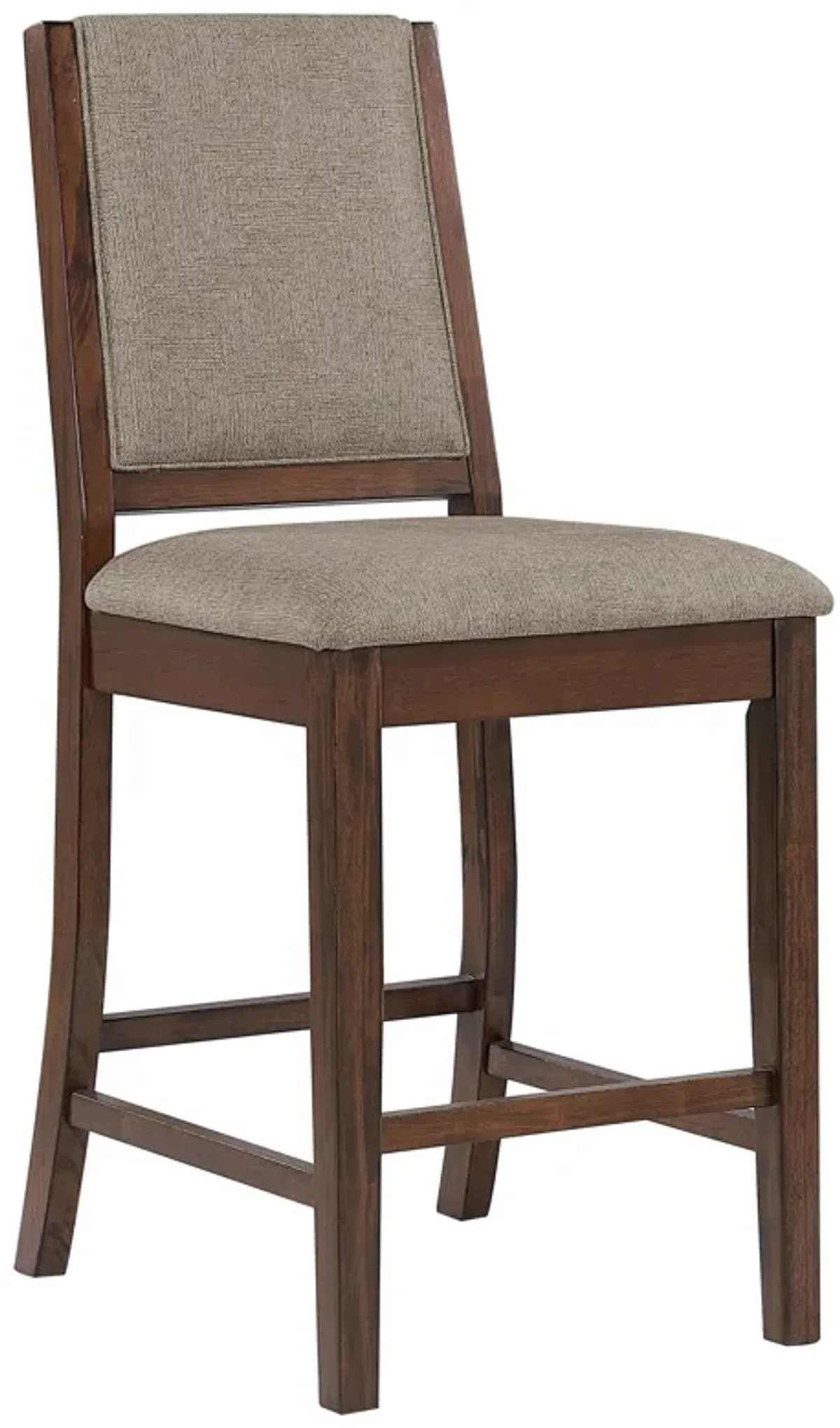 Patterson - Upholstered Counter Chair (Set of 2) - Mango Oak