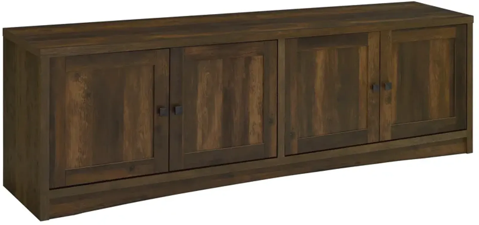 Laughlin - 4 Door Engineered Wood TV Stand - Dark Pine