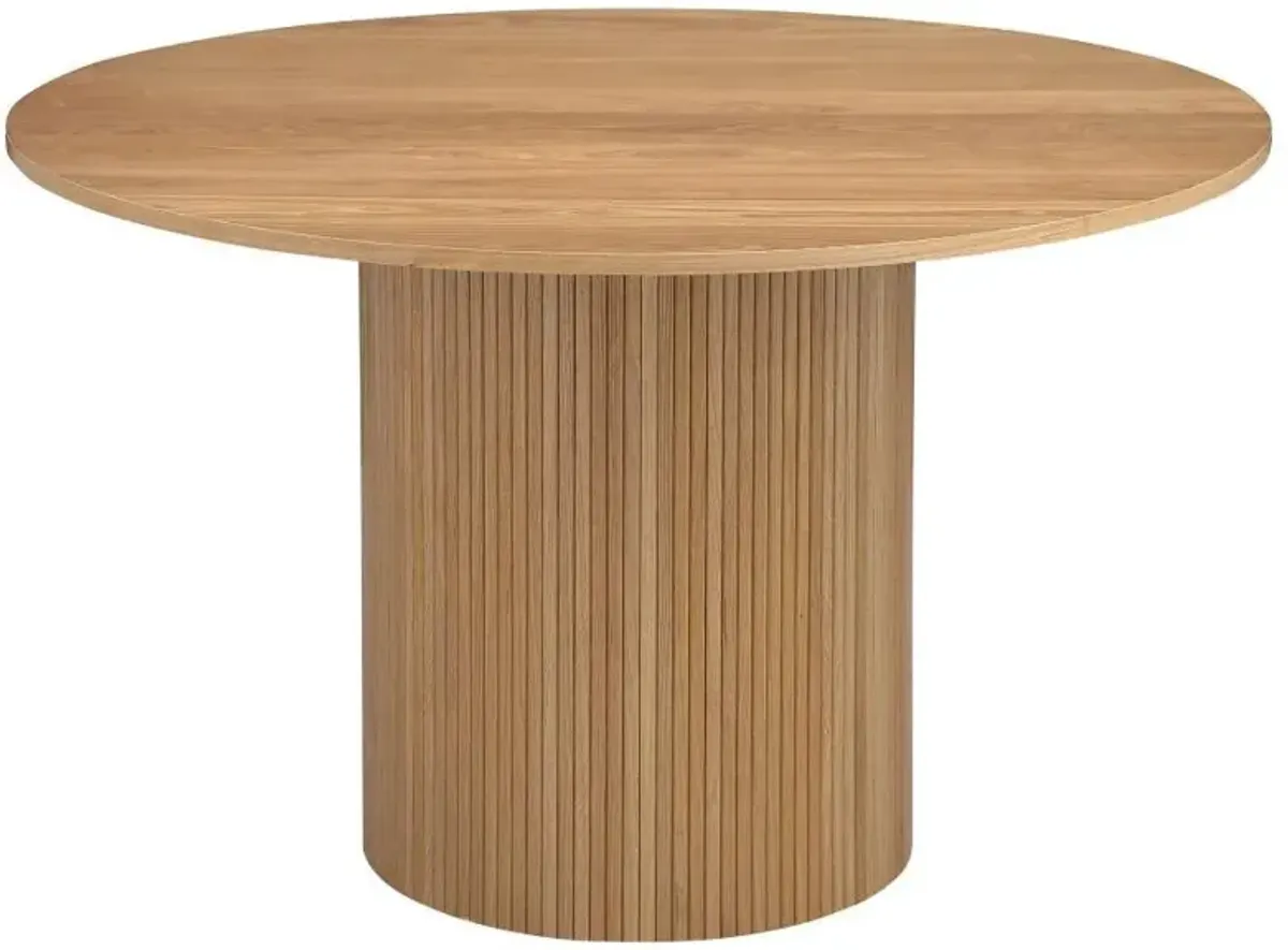 Bradbury - Round Wood Top Dining Table - Natural