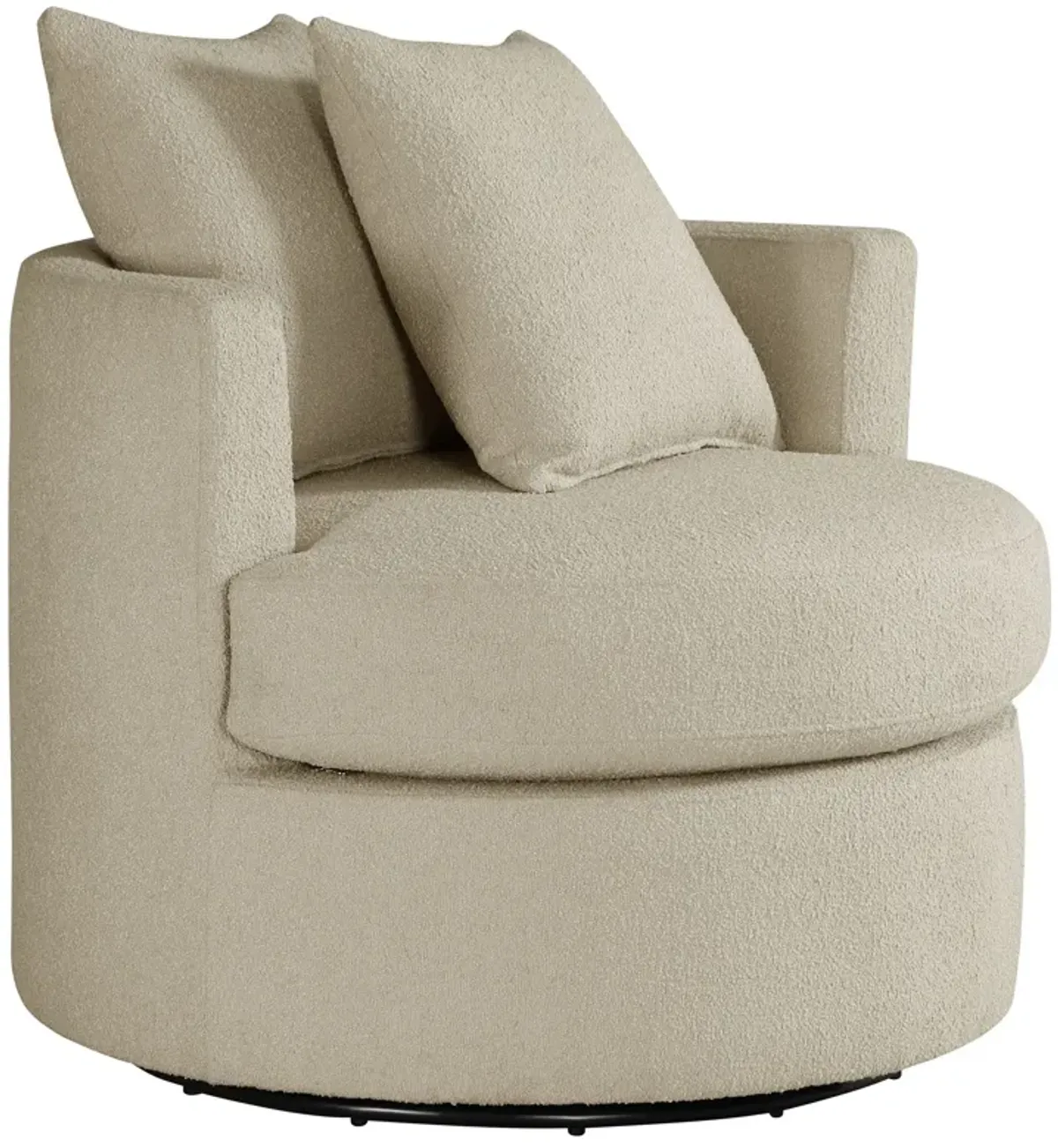 Debbie - Upholstered Swivel Accent Chair