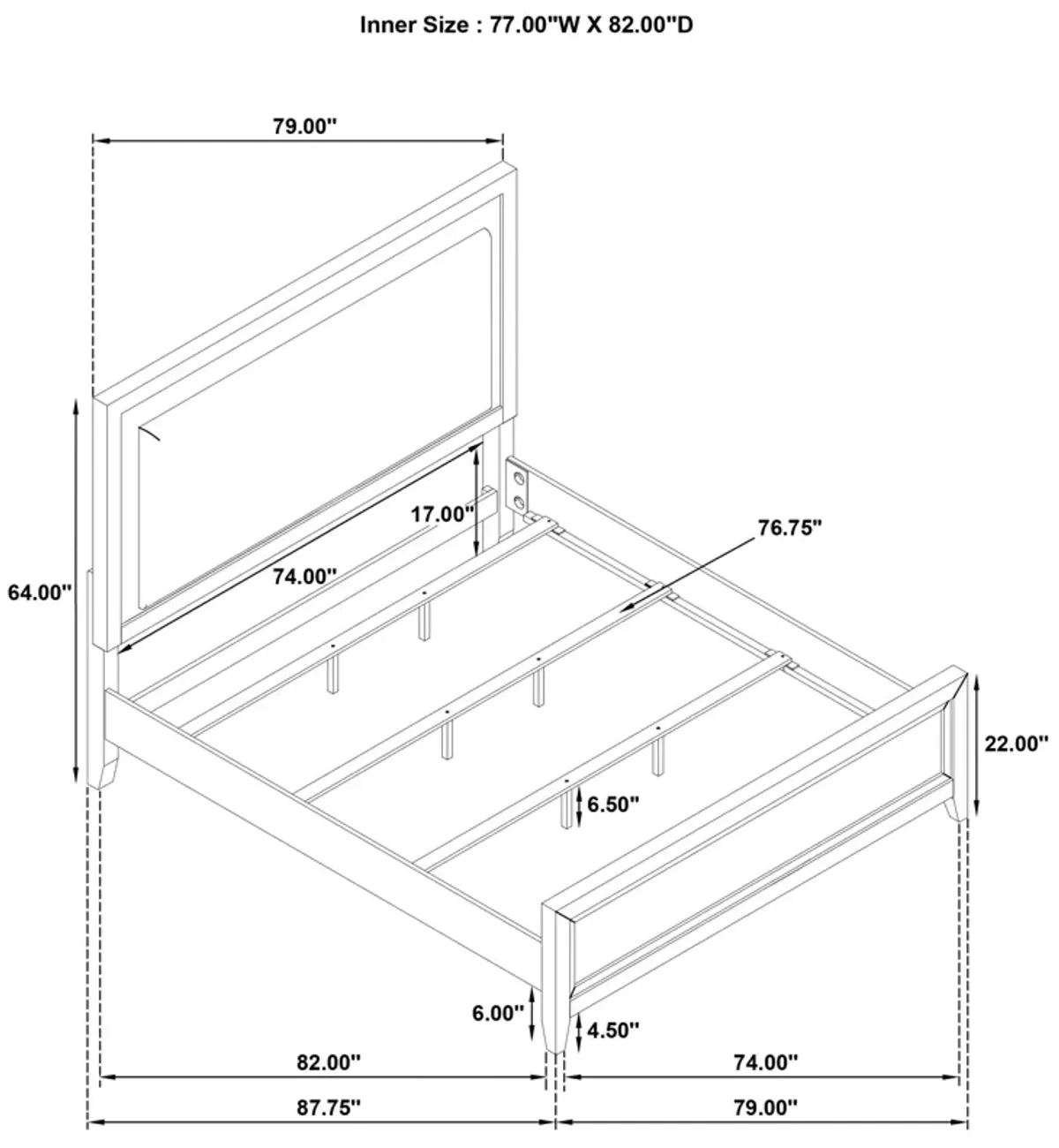 Marielle - Panel Bed