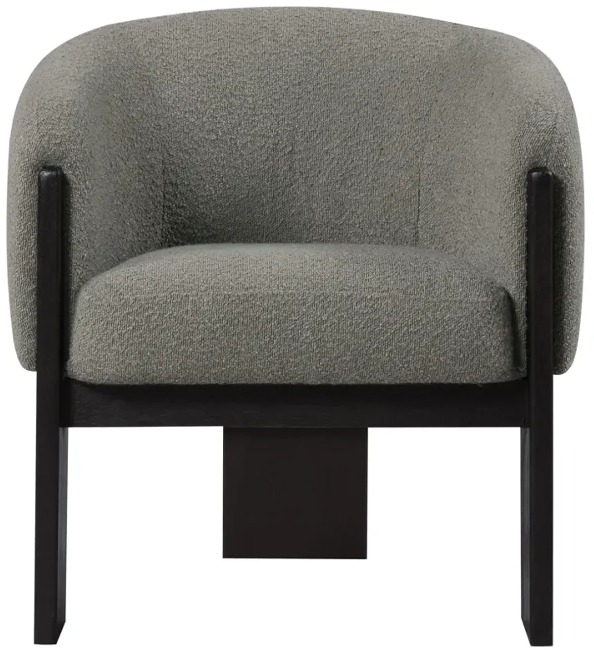 Valdez - Boucle Upholstered Barrel Back Accent Chair