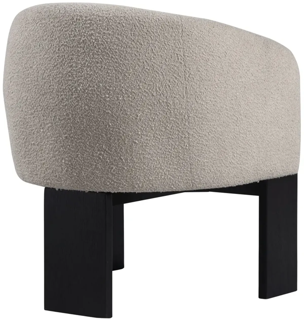 Valdez - Boucle Upholstered Barrel Back Accent Chair